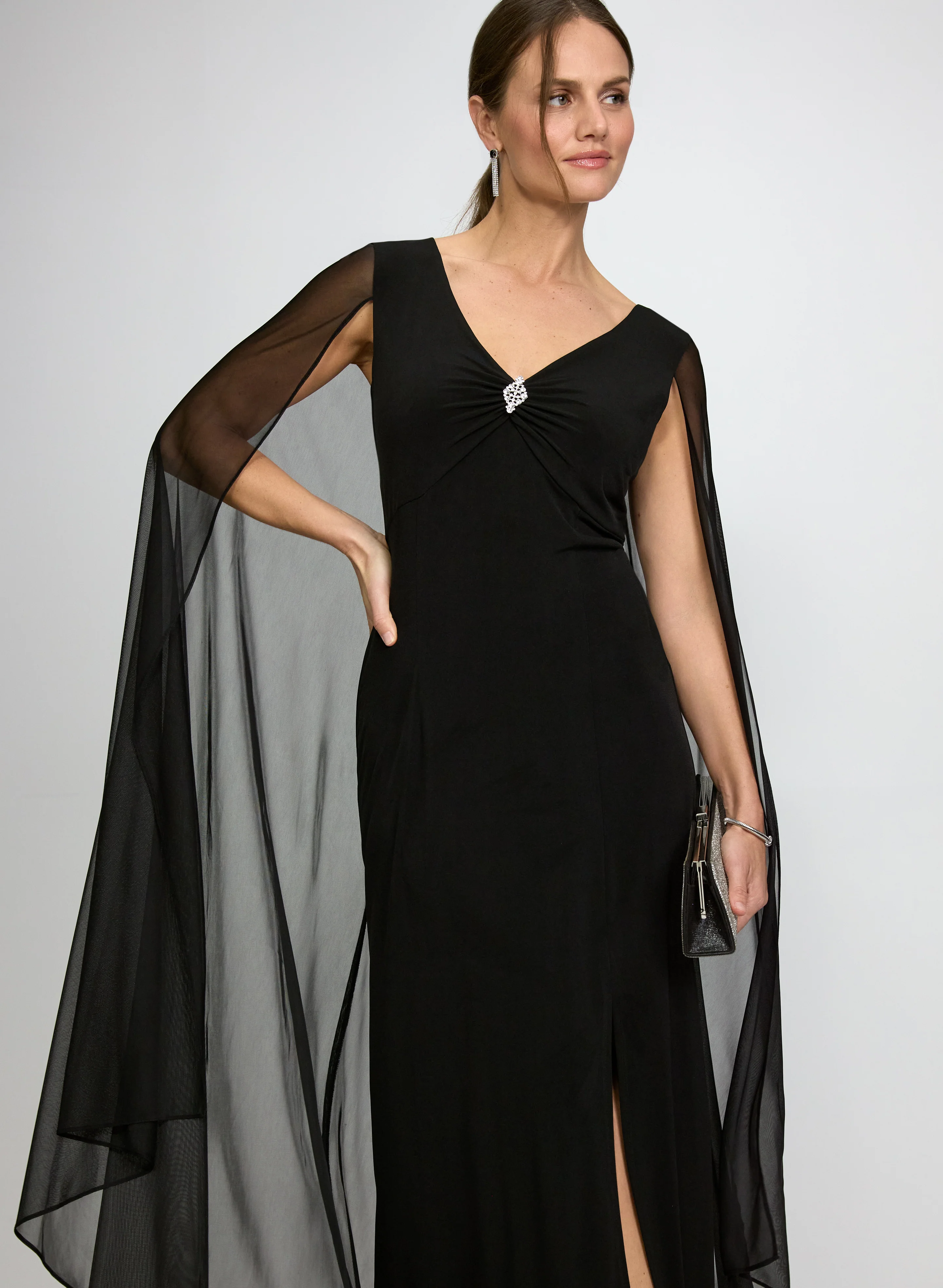Slit Jersey Dress - Image 7