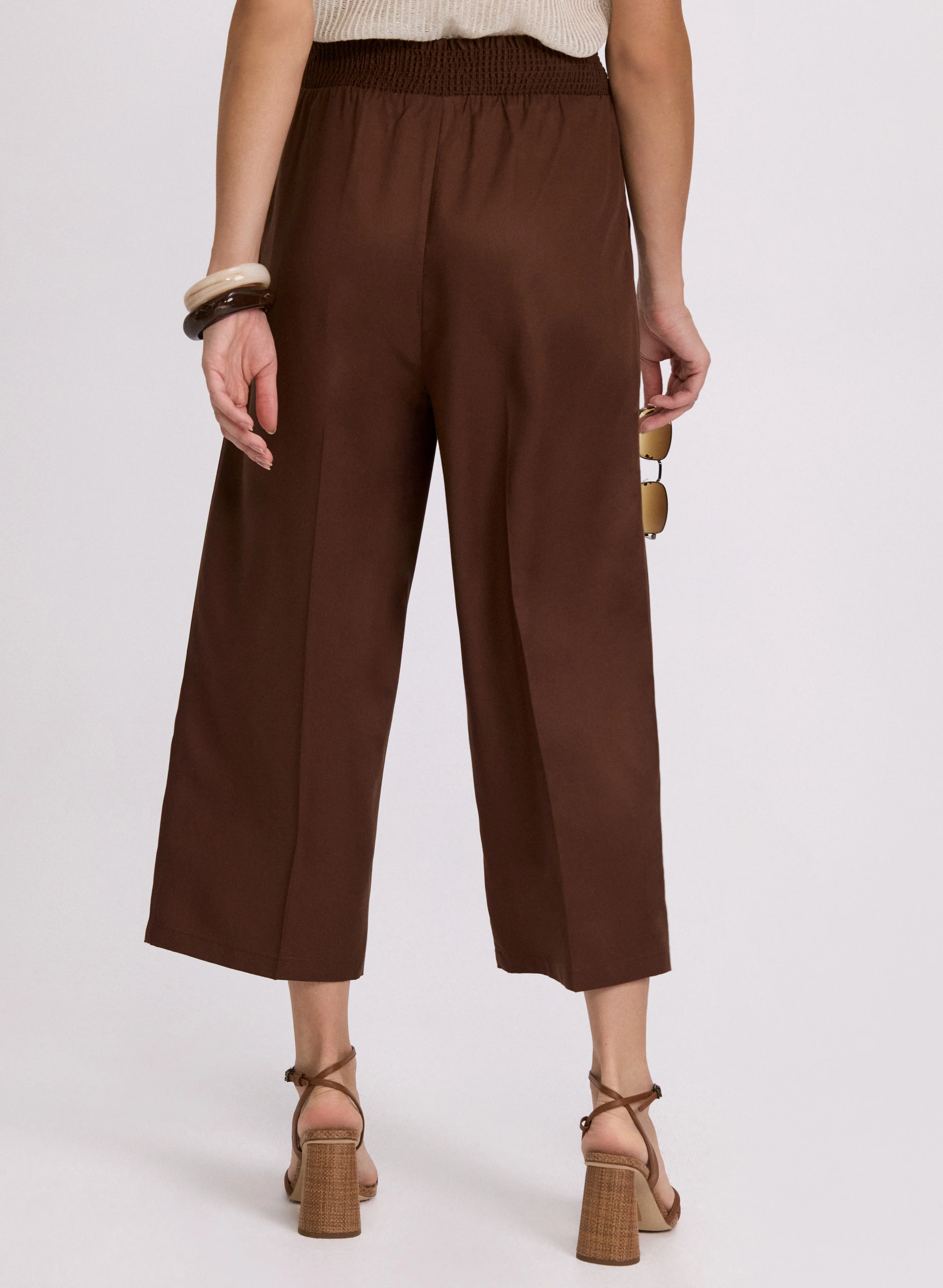Smocked Waist Culottes - Image 2