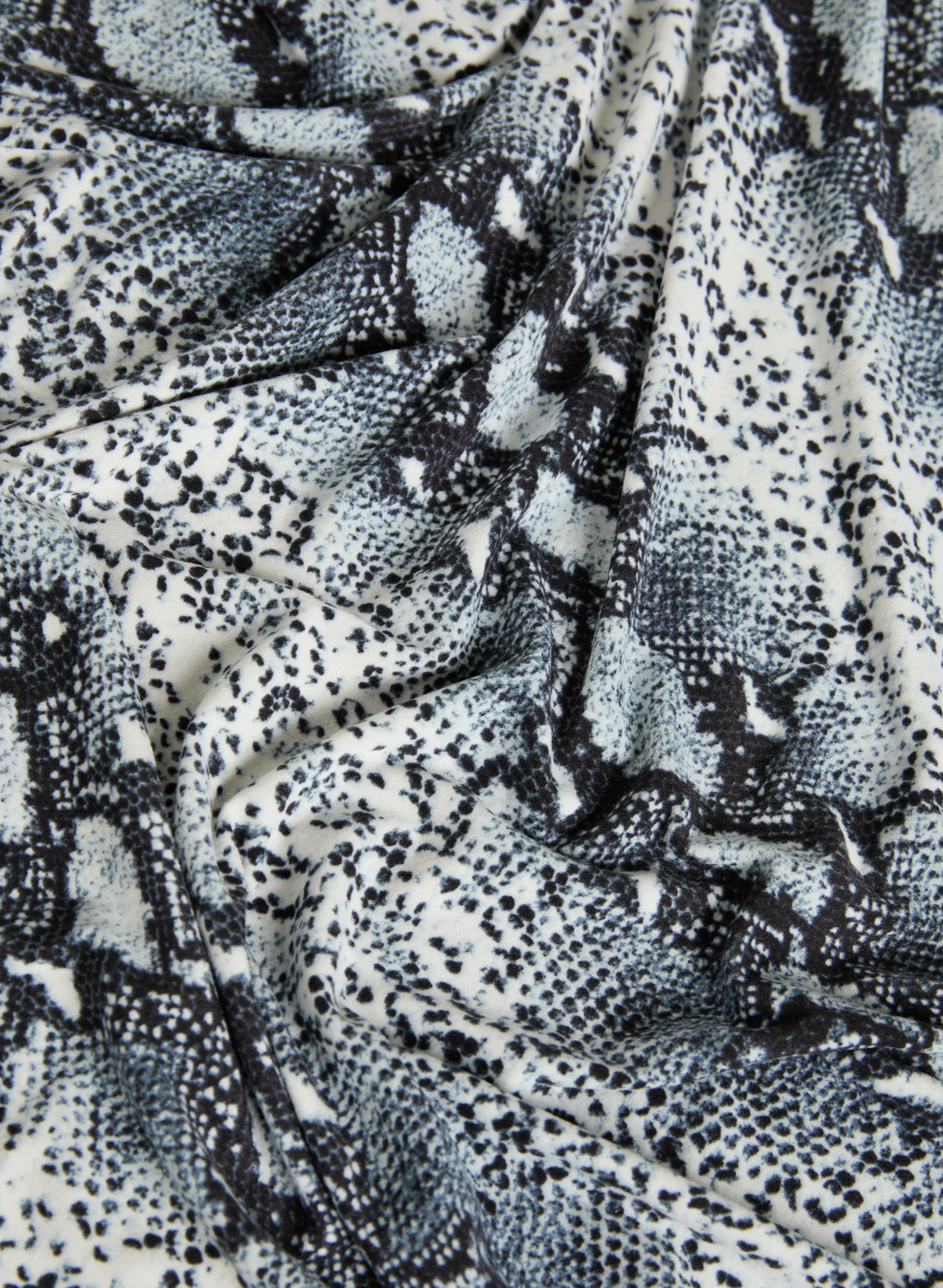 Snake Print Turtleneck Top - Image 8