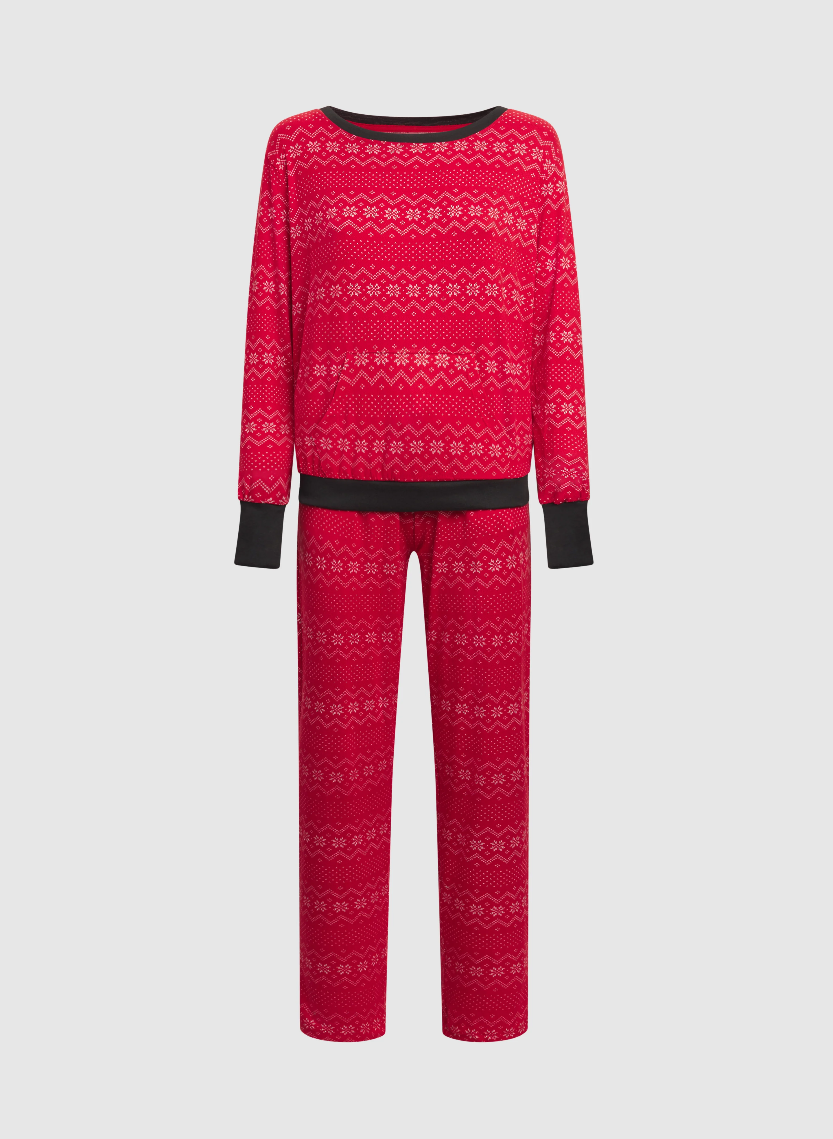 Snowflake Print Pyjama Set - Image 6