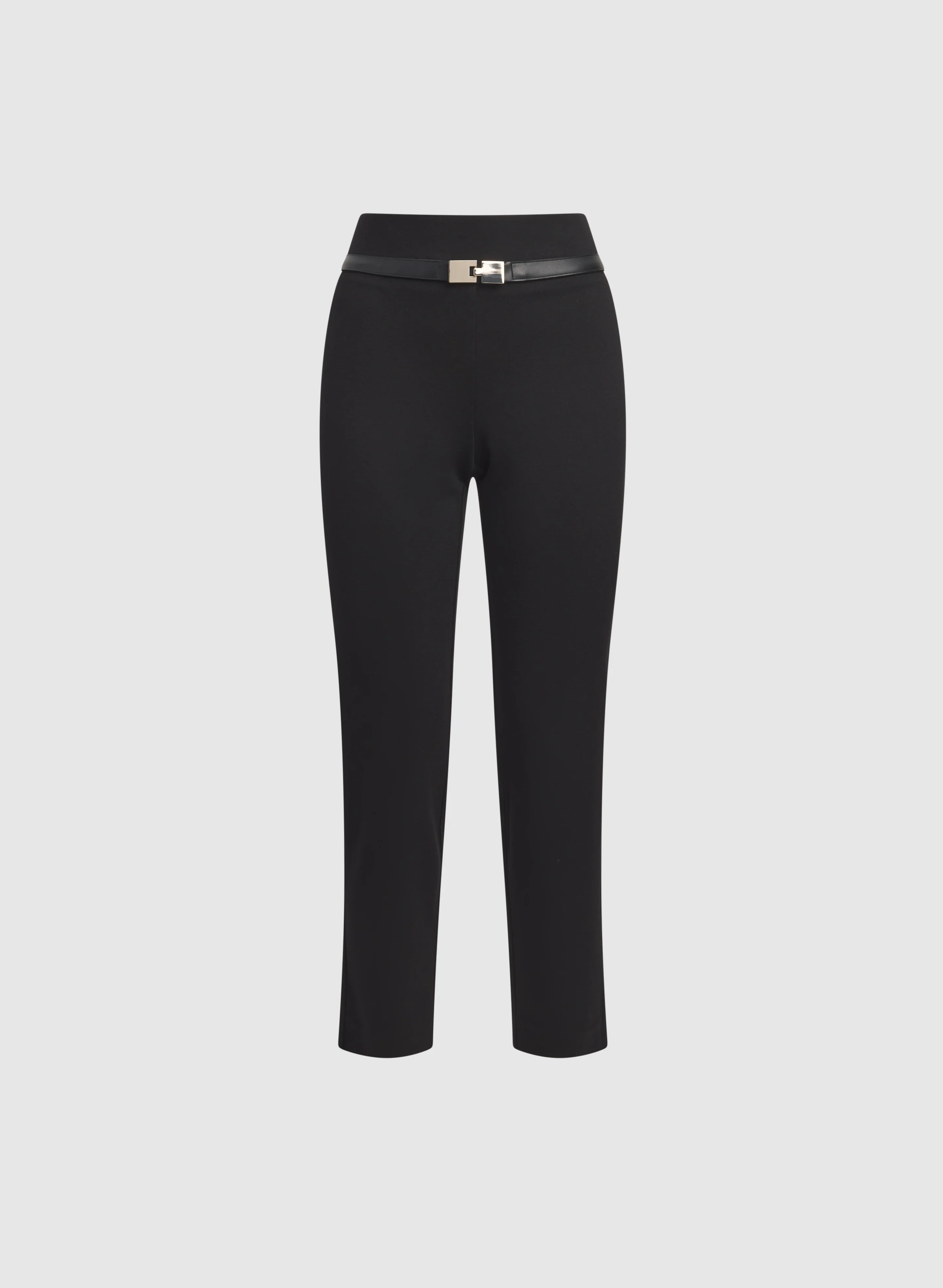 Sofia Belted Slim-Leg Pants - Image 6