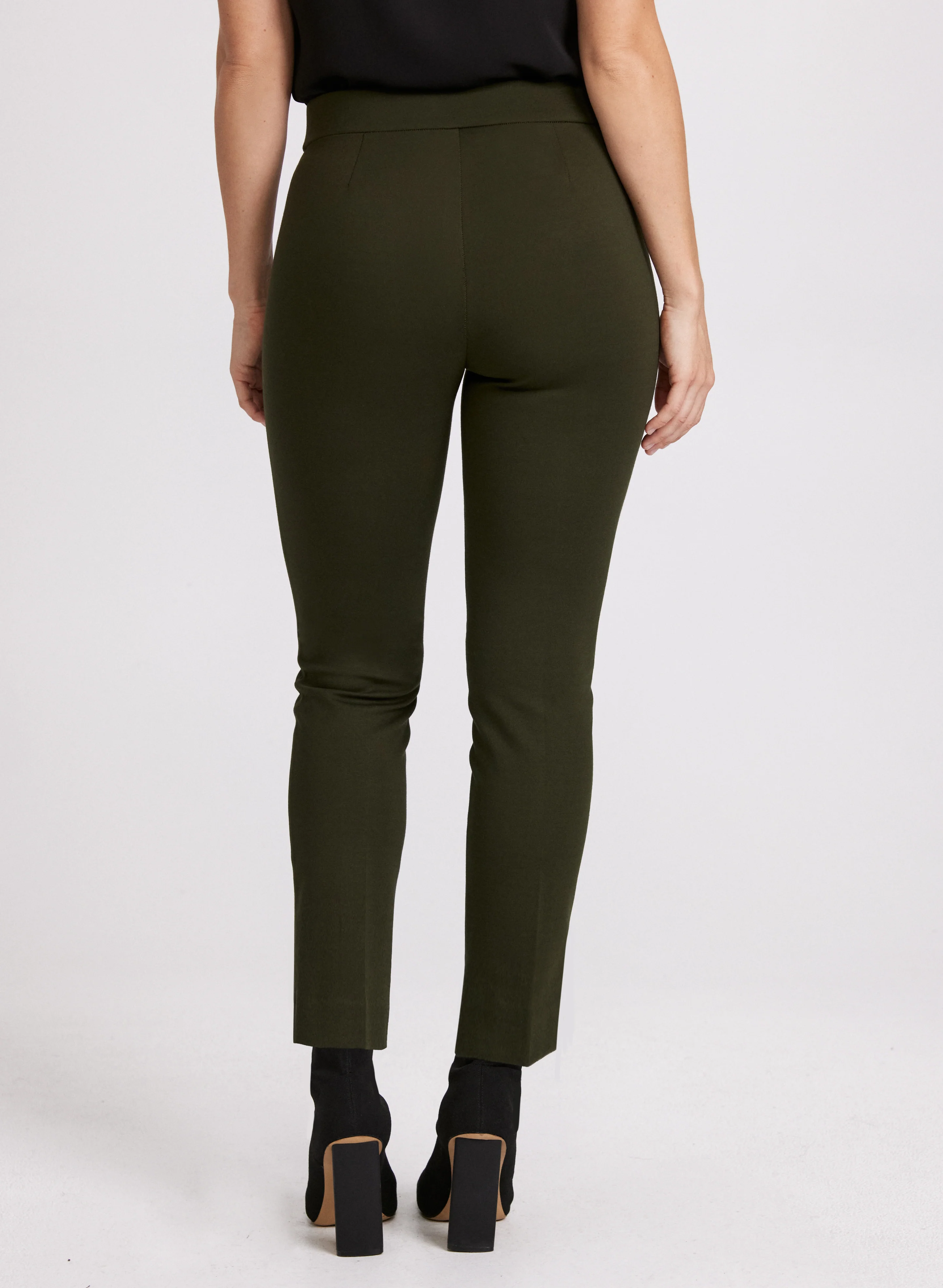 Sofia Pull-On Slim-Leg Pants - Image 2