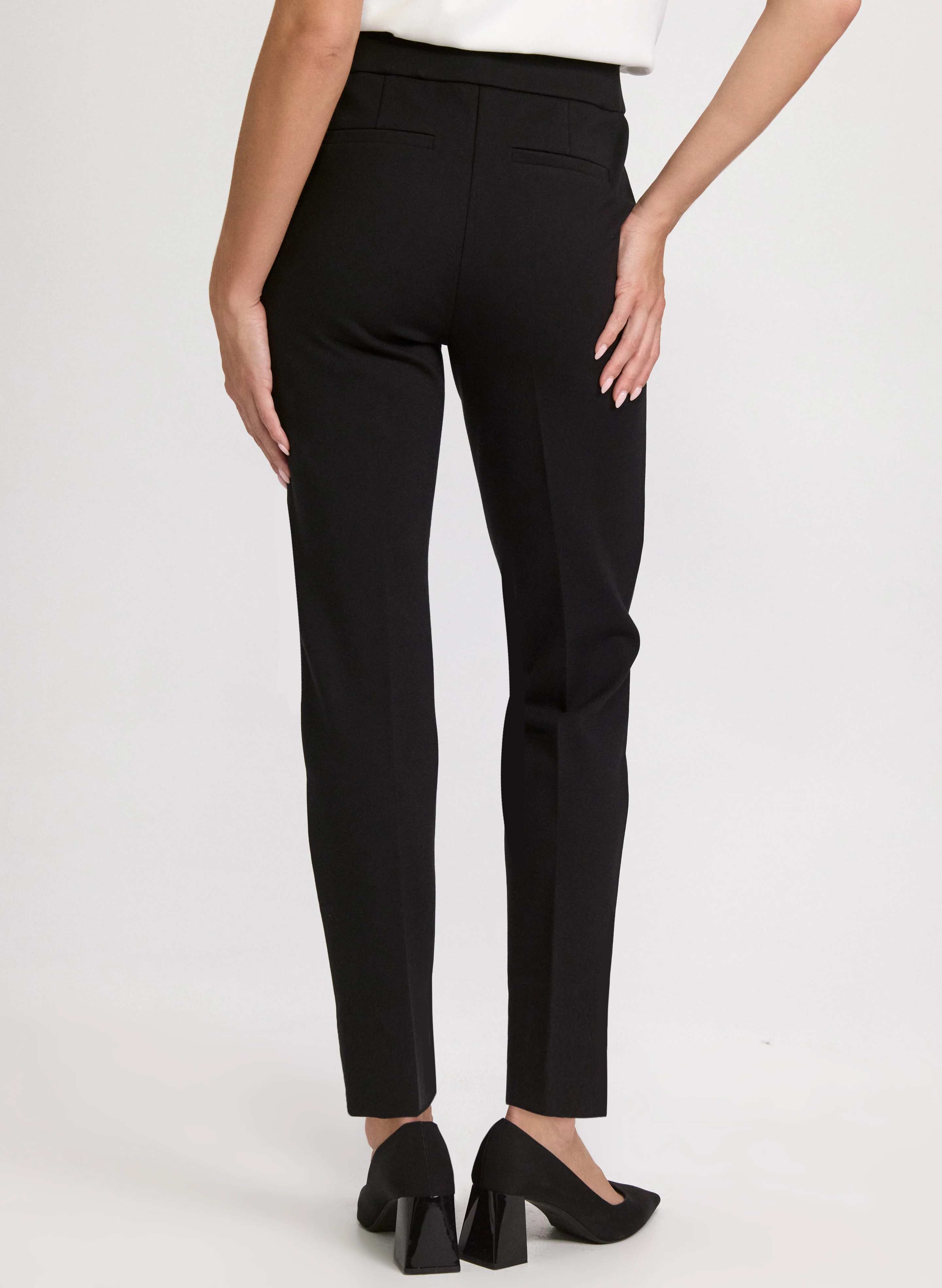 Sofia Rivet Detail Slim-Leg Pants - Image 5