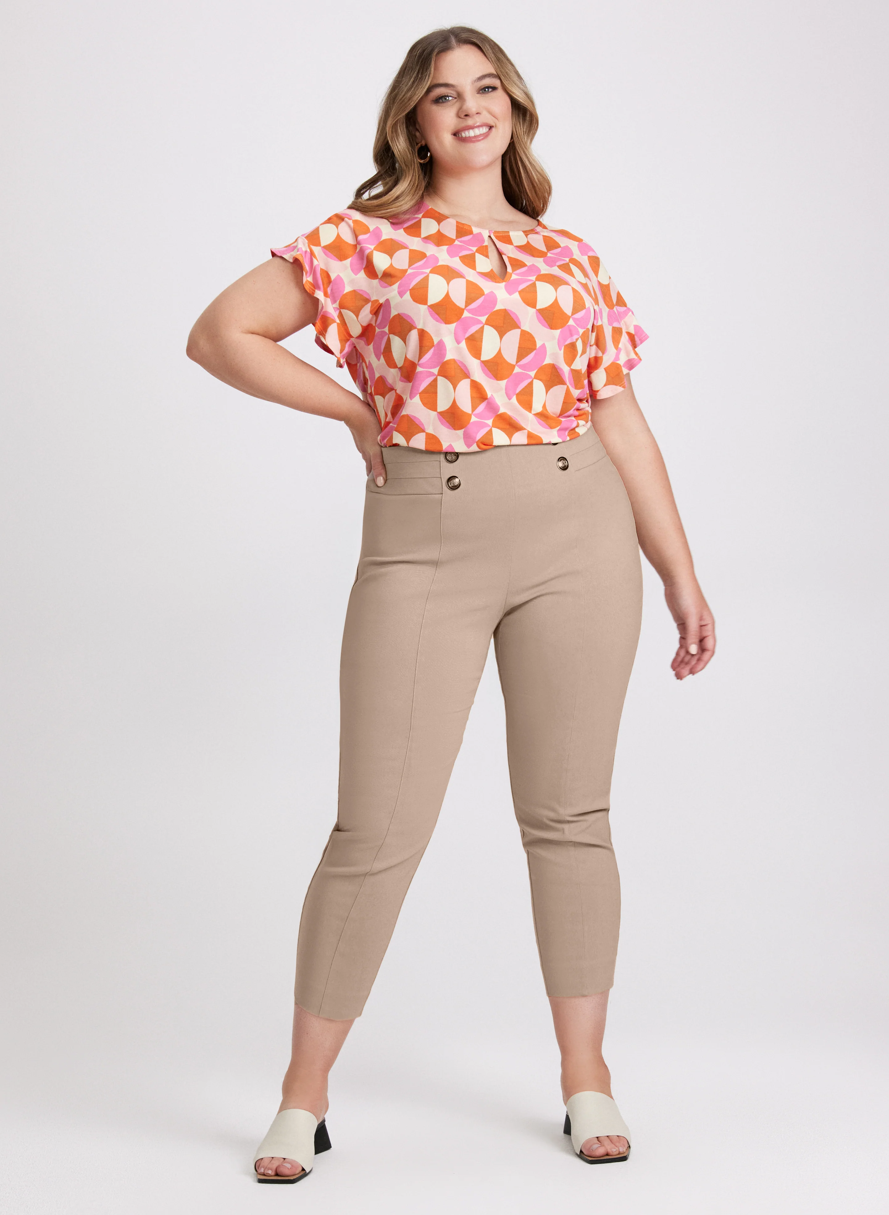 Sofia Slim-Leg Pants - Short - Image 3