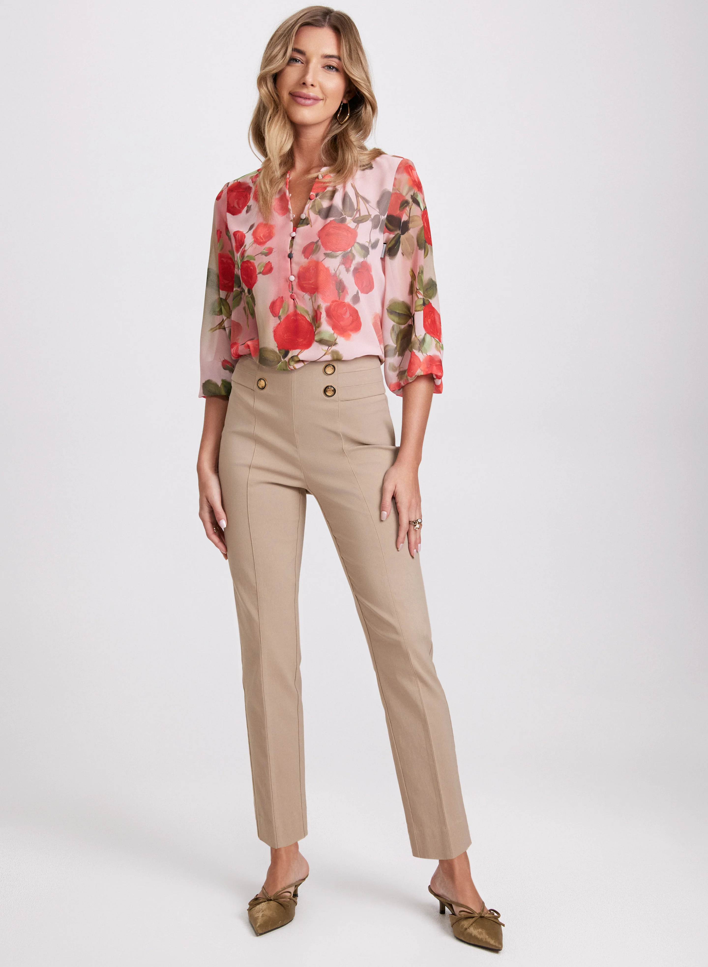 Sofia Slim-Leg Pants - Short - Image 3