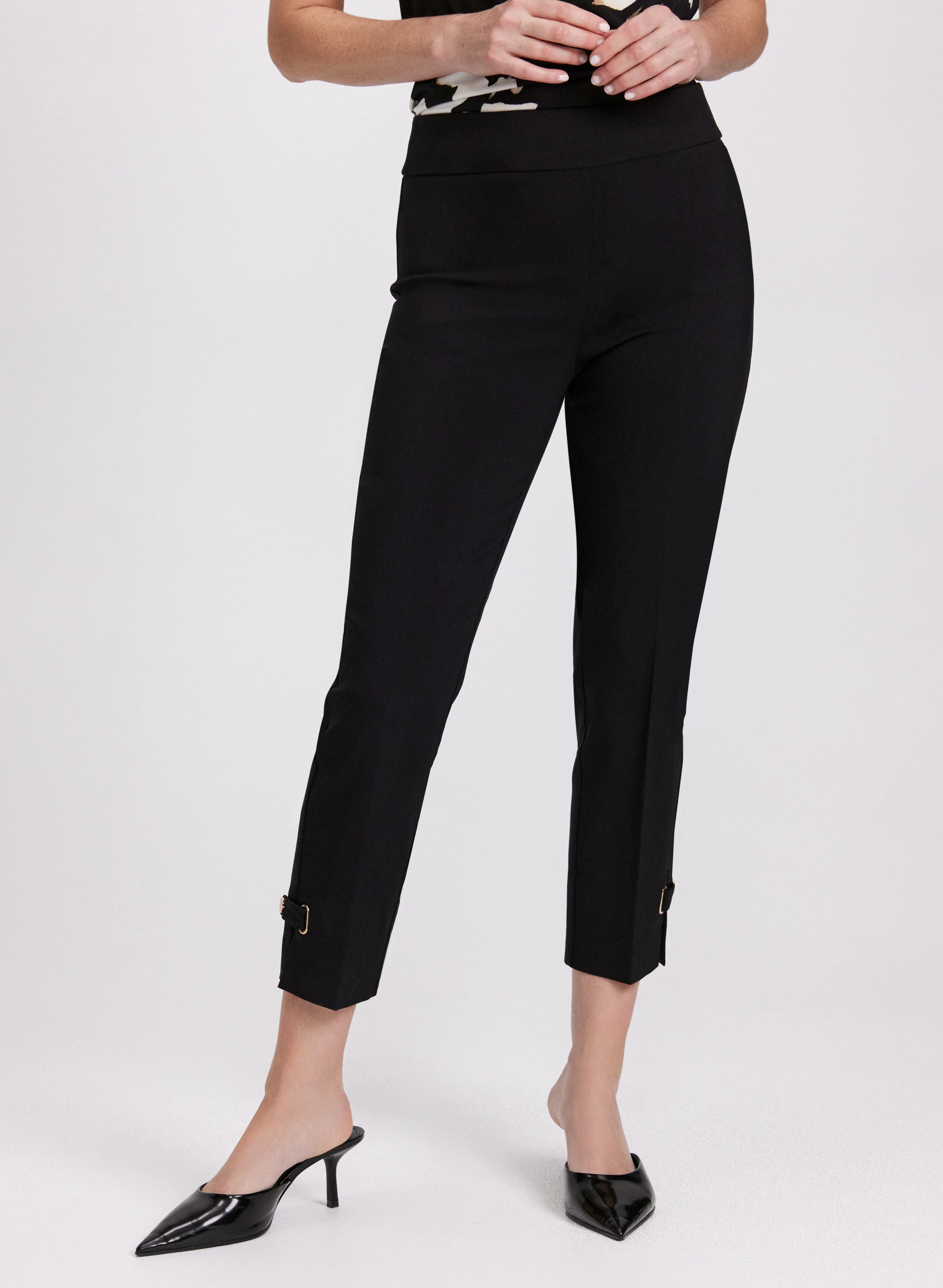 Sofia Slim-Leg Pants - Short