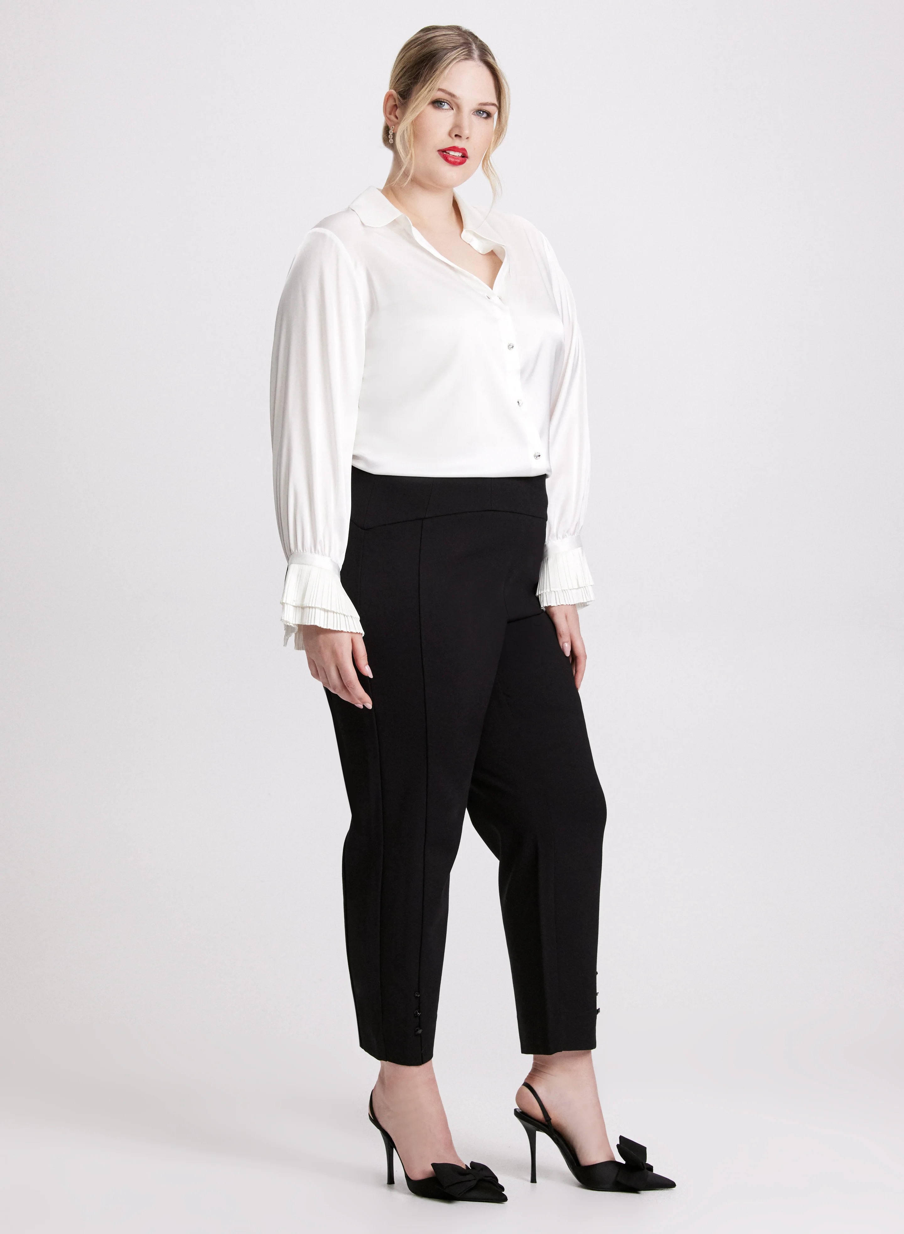 Sofia Slim-Leg Pants - Short - Image 3