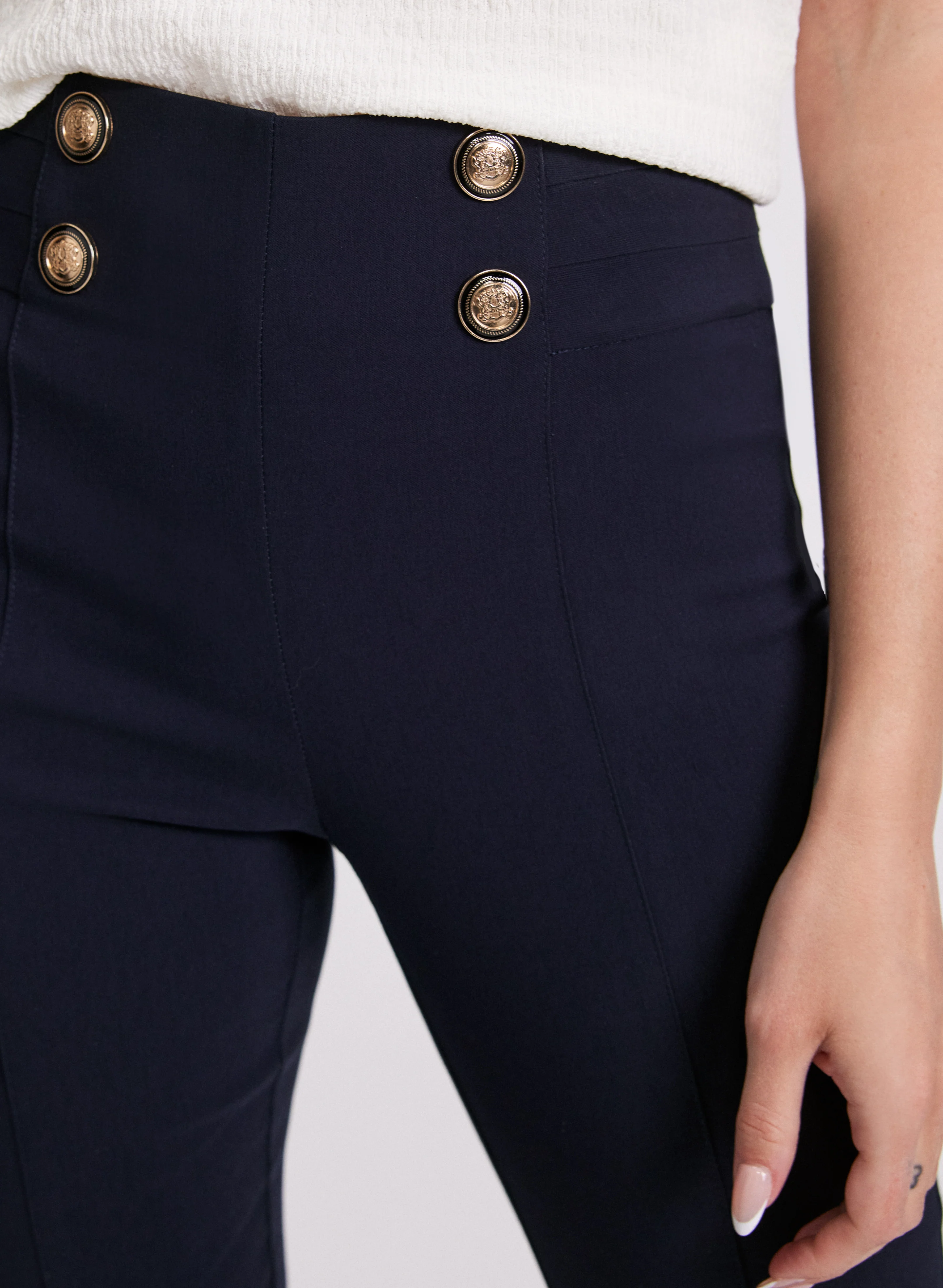 Sofia Slim-Leg Pants - Short - Image 2