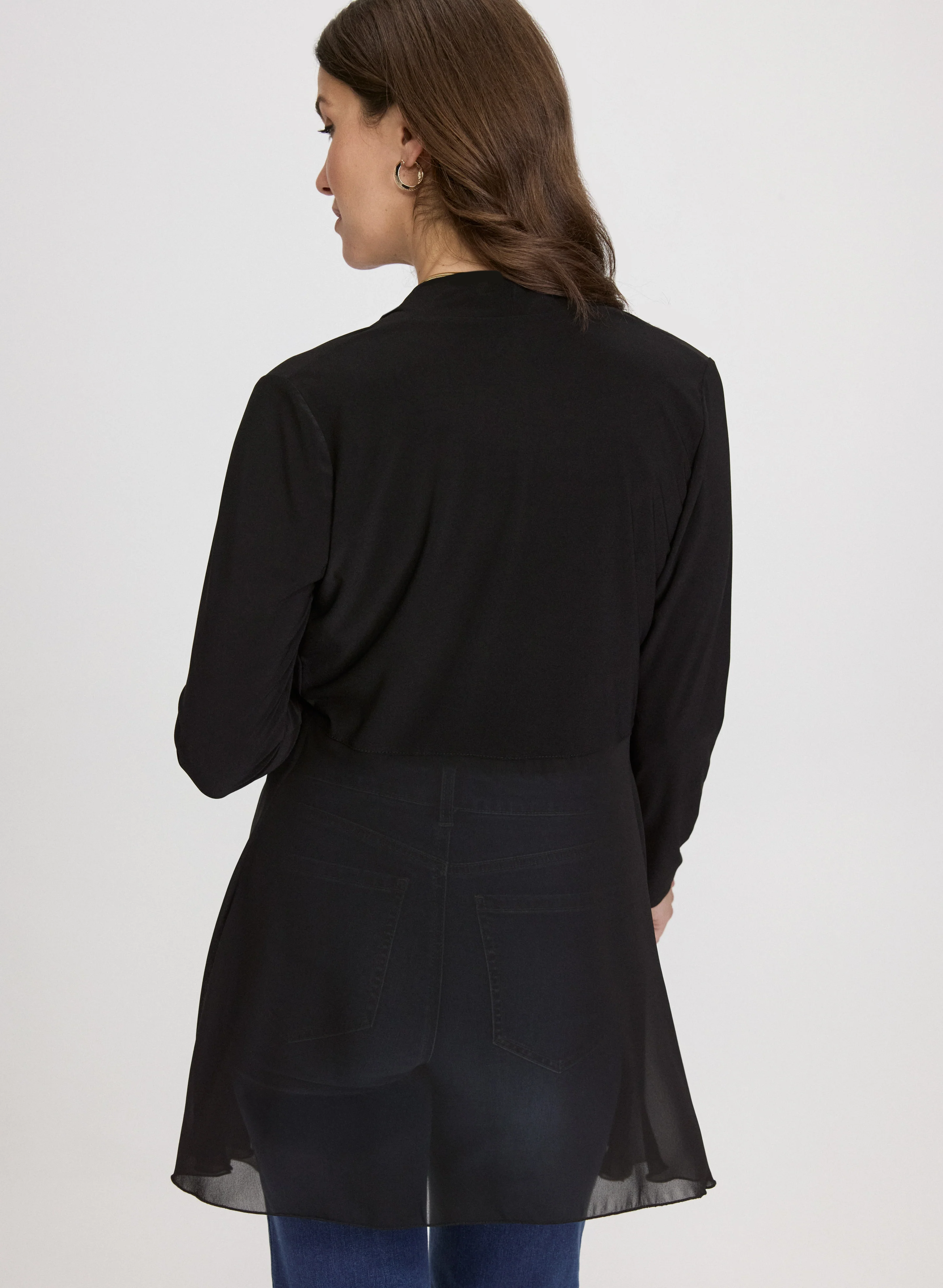 Sheer Open-Front Cover-Up - Image 4
