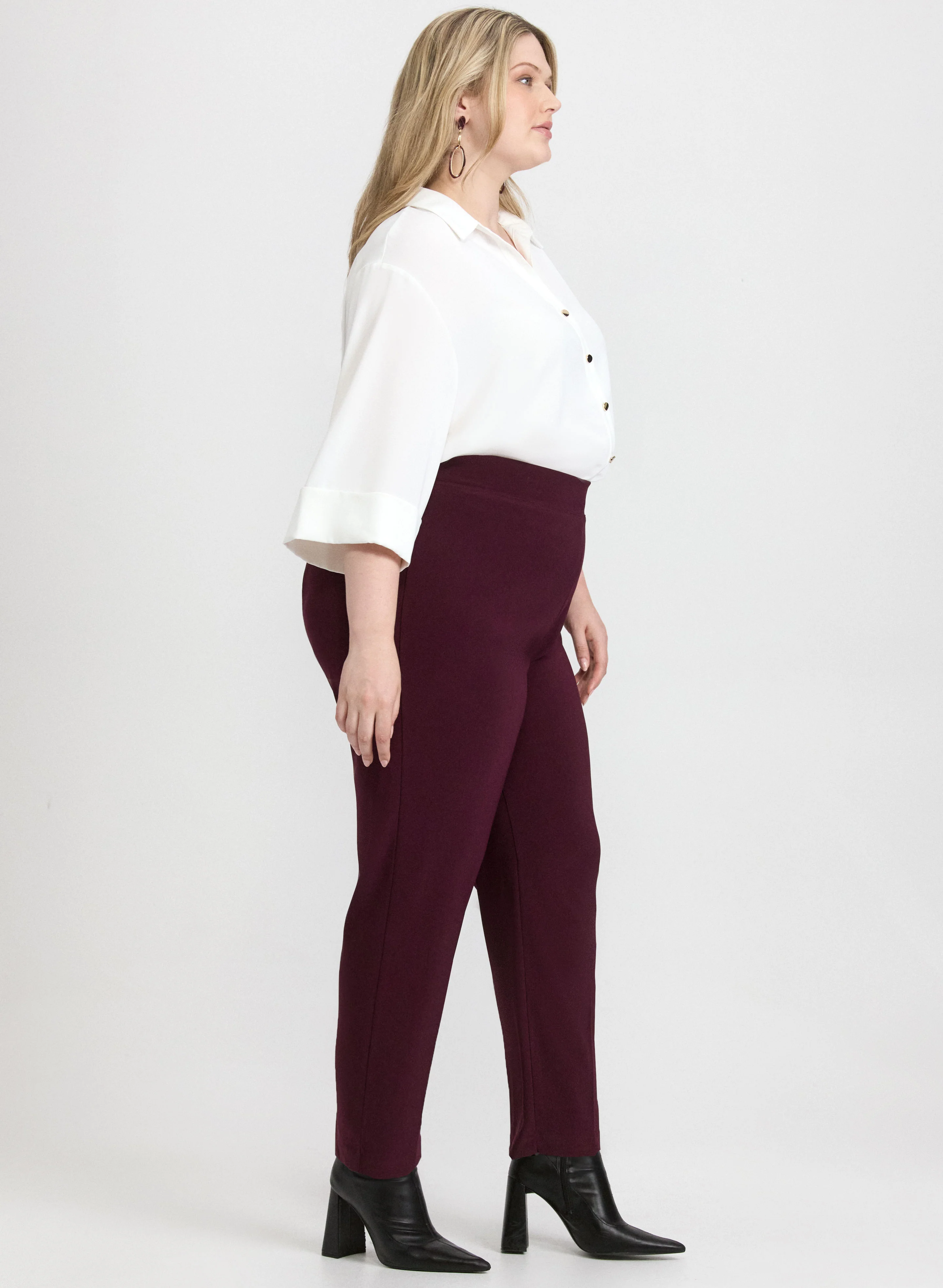 Sophia Pull-On Straight Leg Pants - Image 4