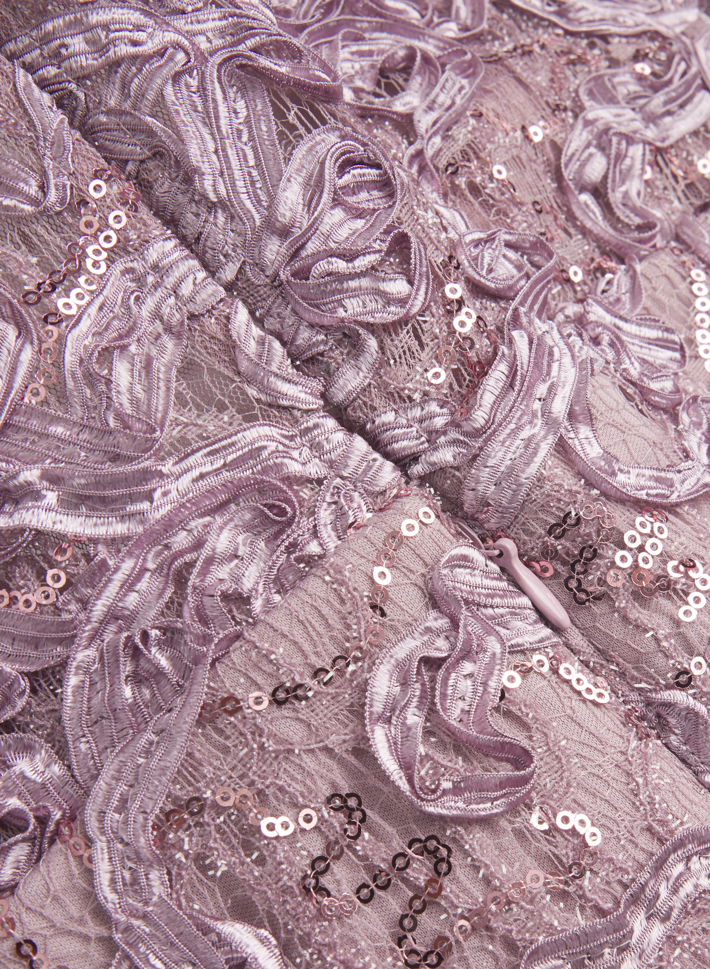 Soutache Dress & Chiffon Shawl Set - Image 6
