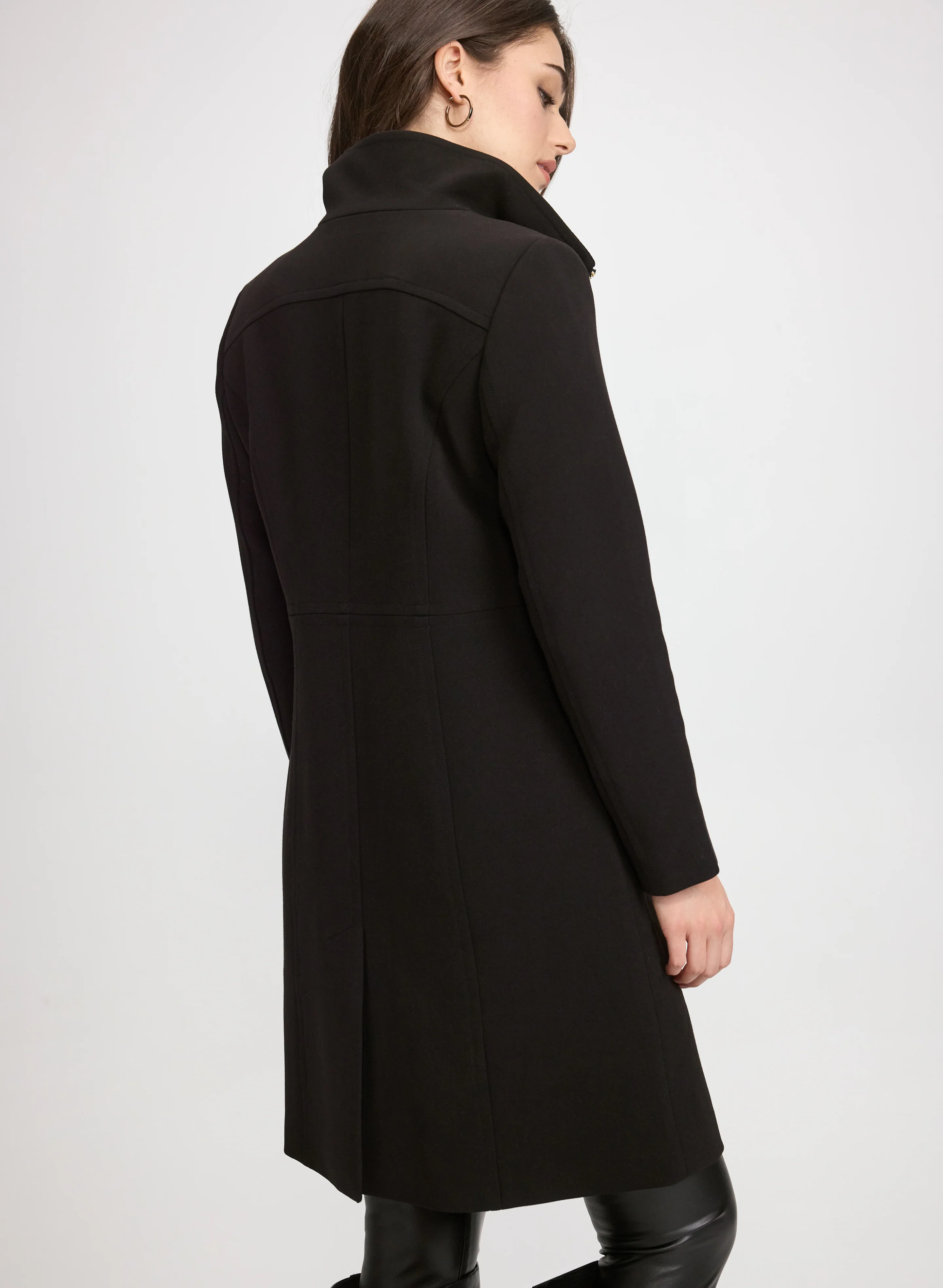 Stand Collar Coat - Image 5