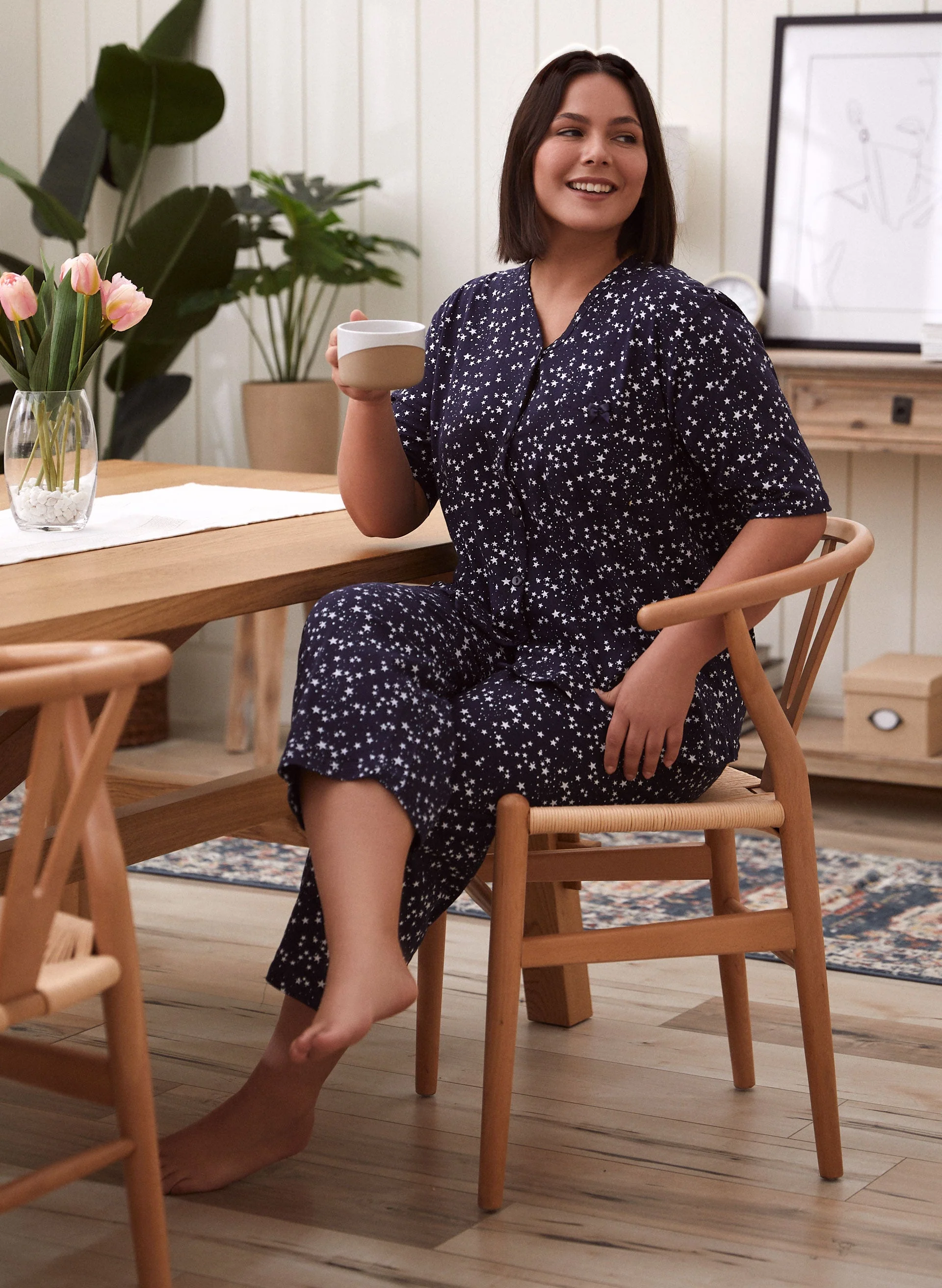 Star Print Pyjama Set - Image 4