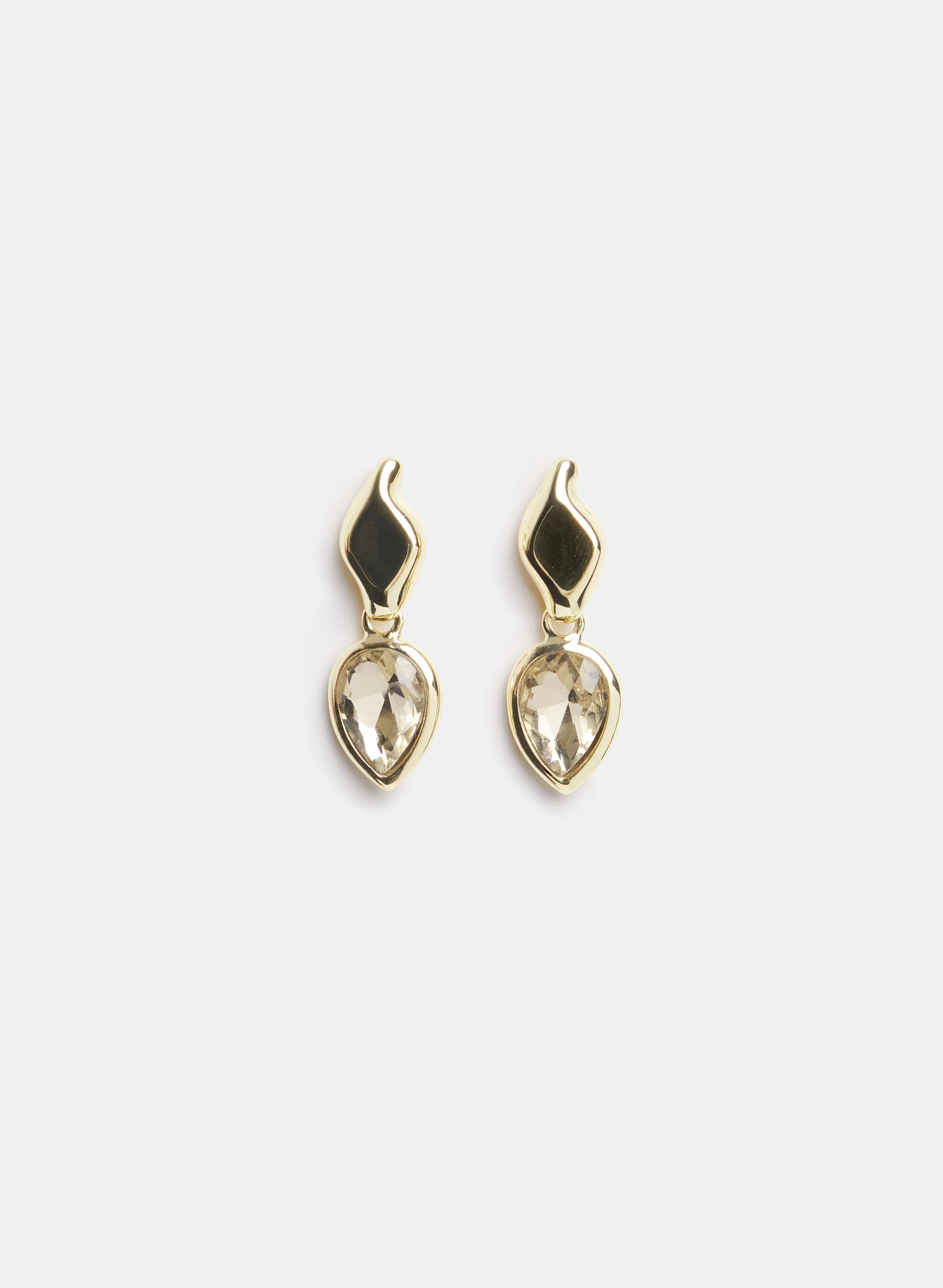 Stone Teardrop Earrings