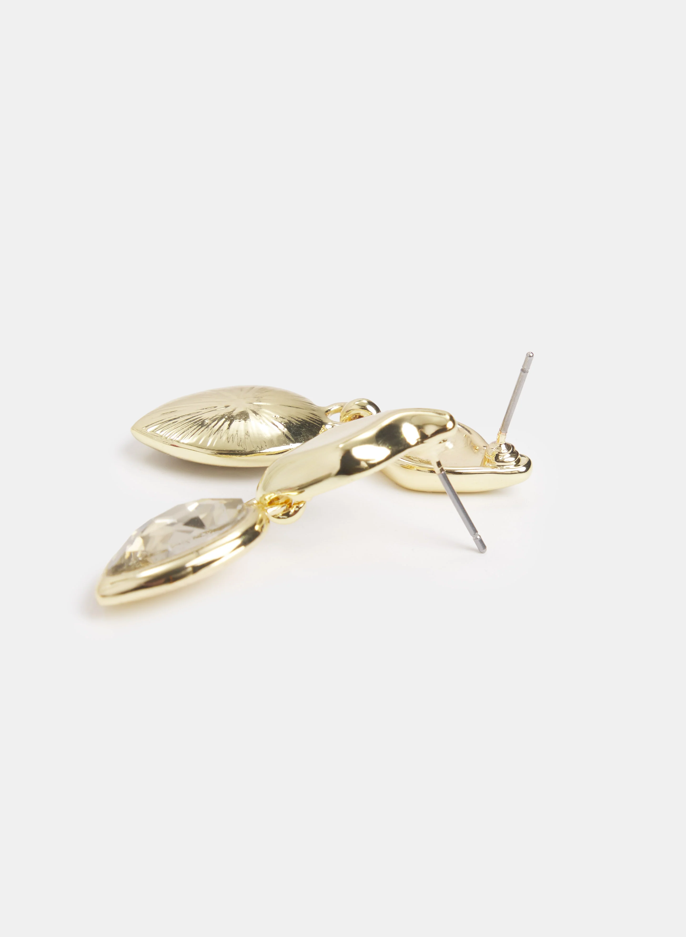 Stone Teardrop Earrings - Image 2
