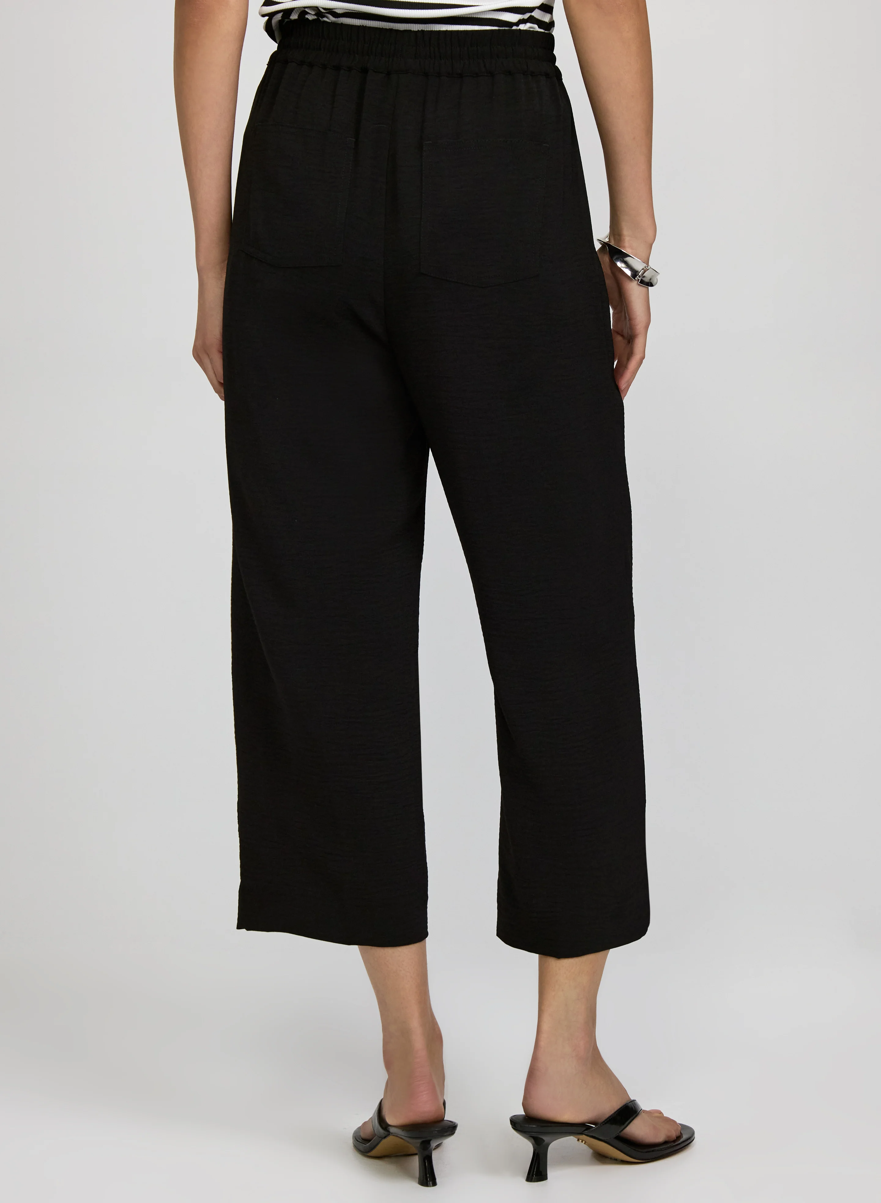 Straight-Leg Crinkle Capris - Image 2