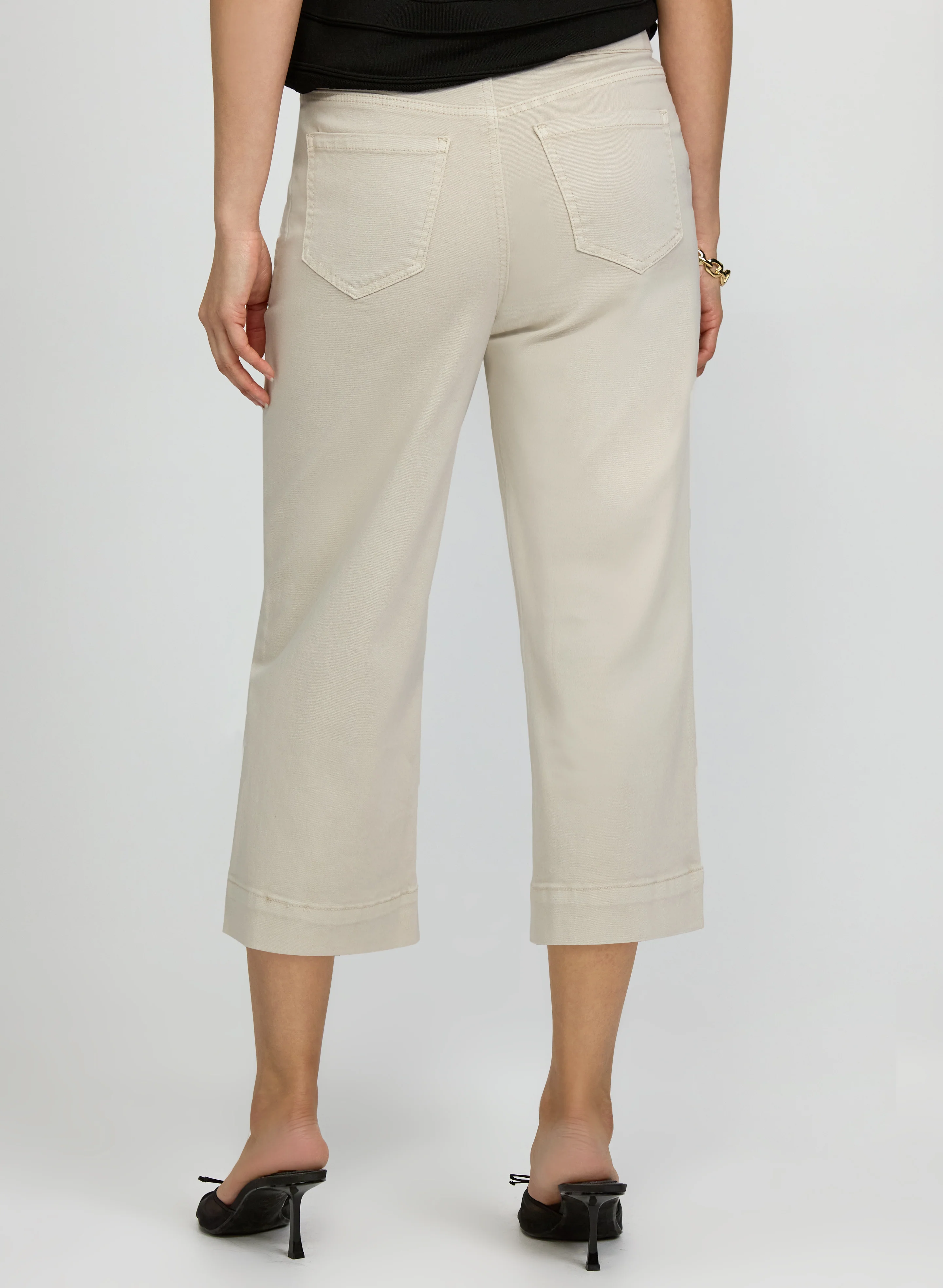 Straight-Leg Denim Capris - Image 2