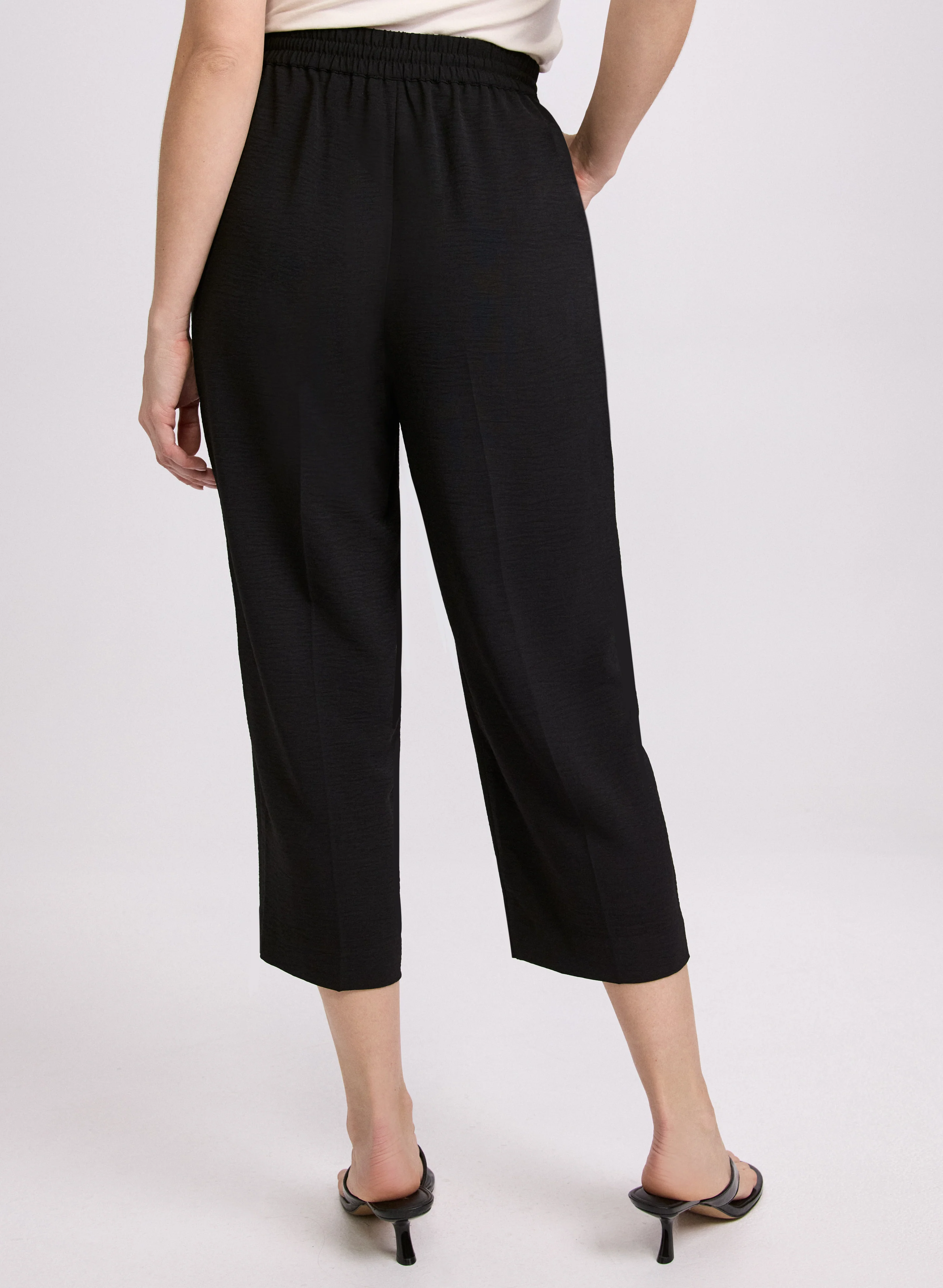 Straight-Leg Drawstring Capris - Image 4