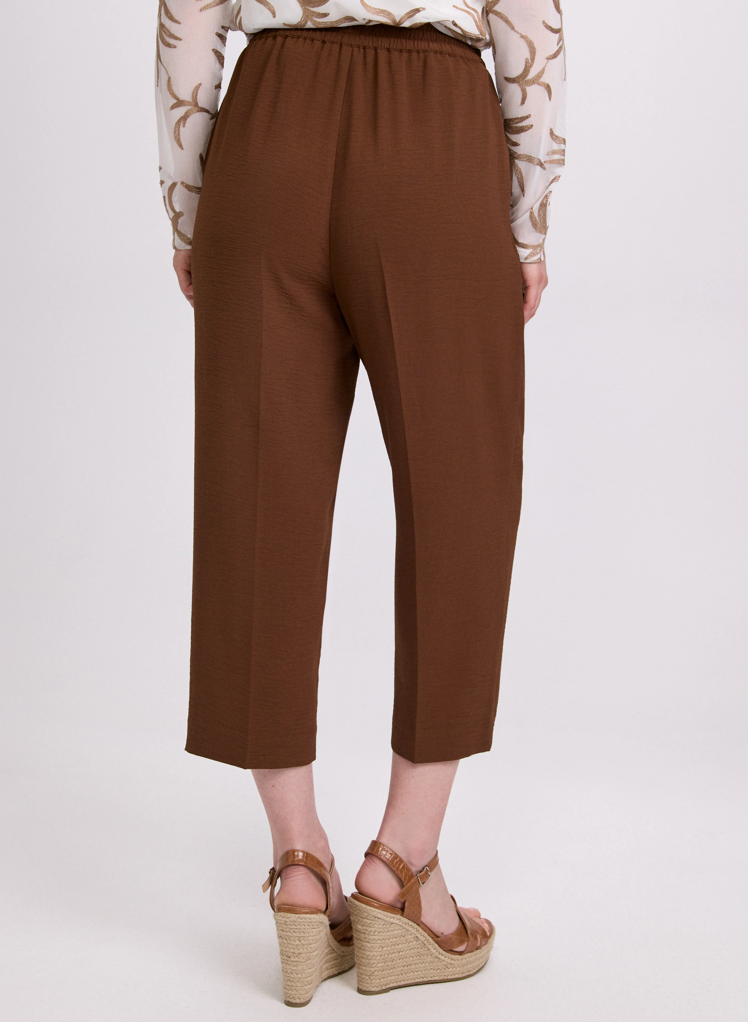 Straight-Leg Drawstring Capris - Image 4