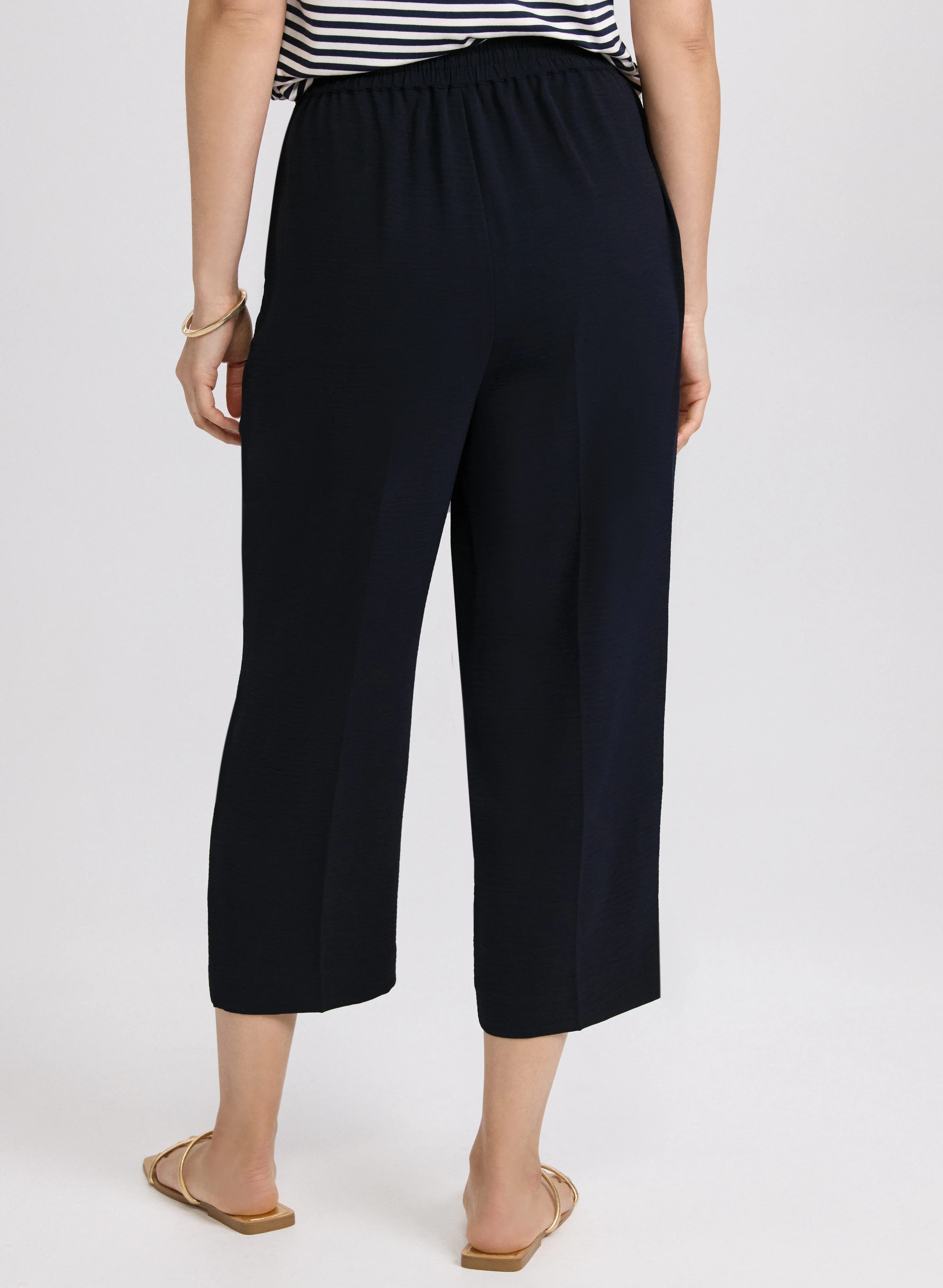 Straight-Leg Drawstring Capris - Image 4