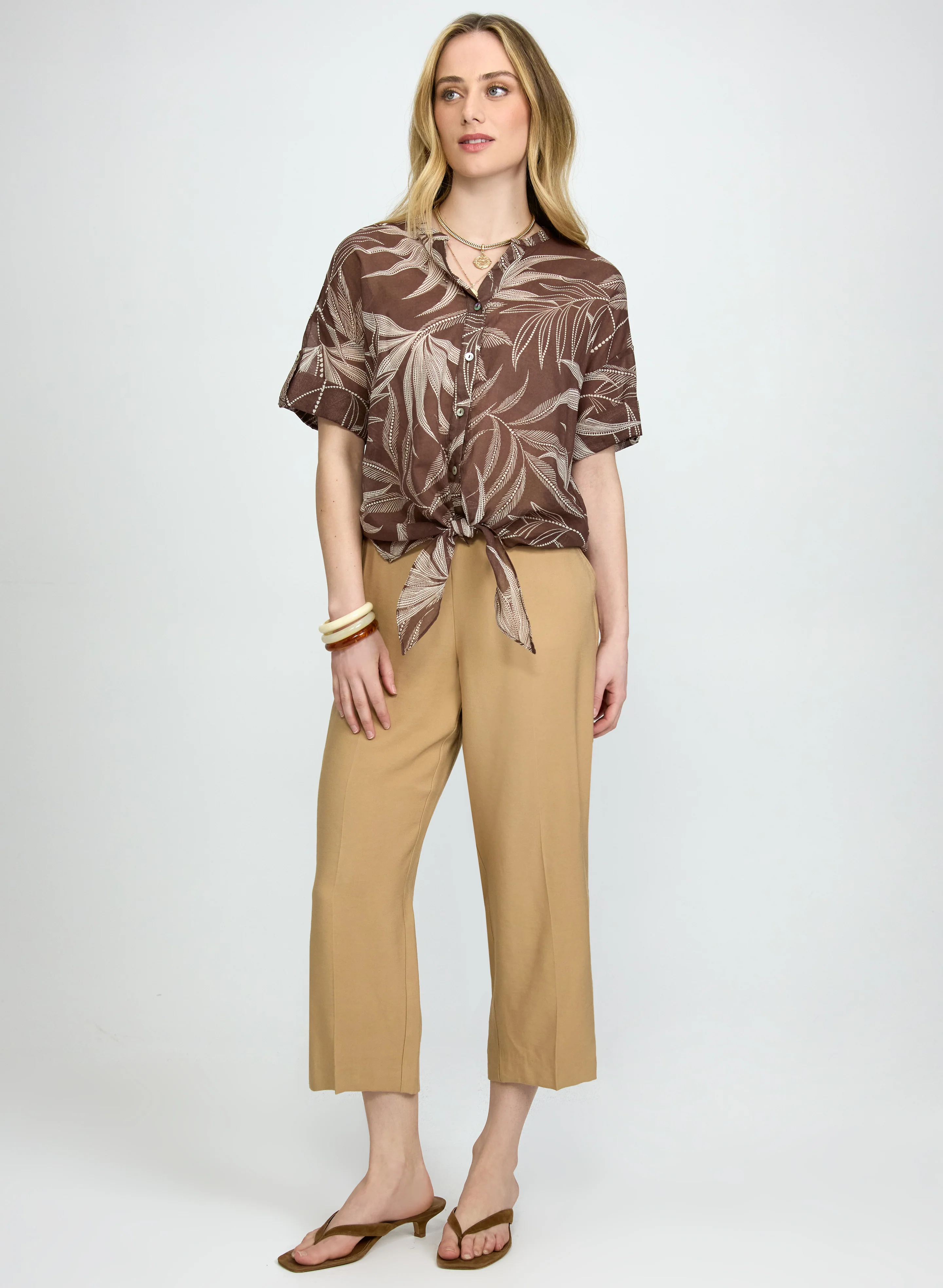 Straight-Leg Pull-On Capris - Image 3