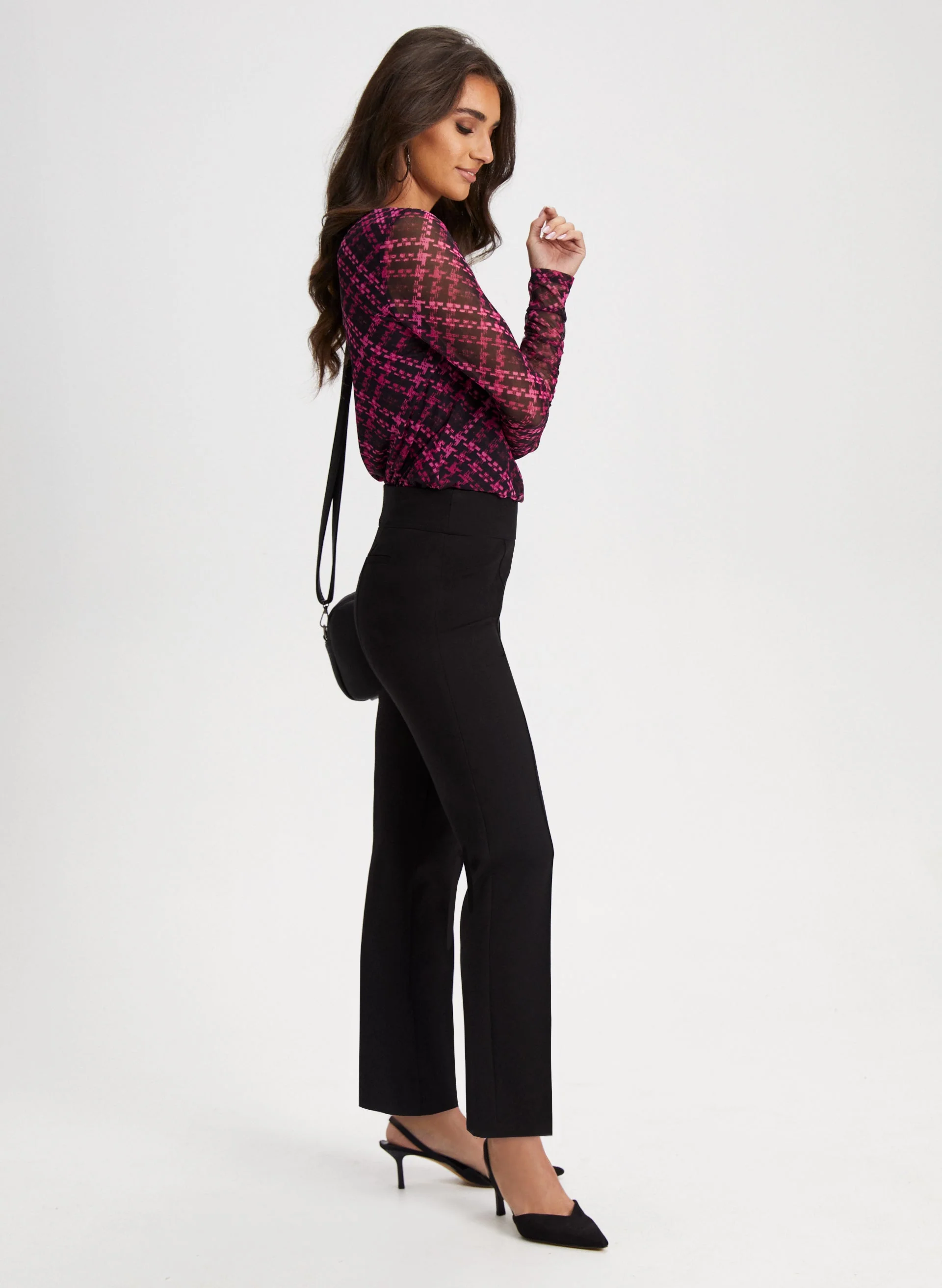 Straight Leg Pull-On Pants - Image 5