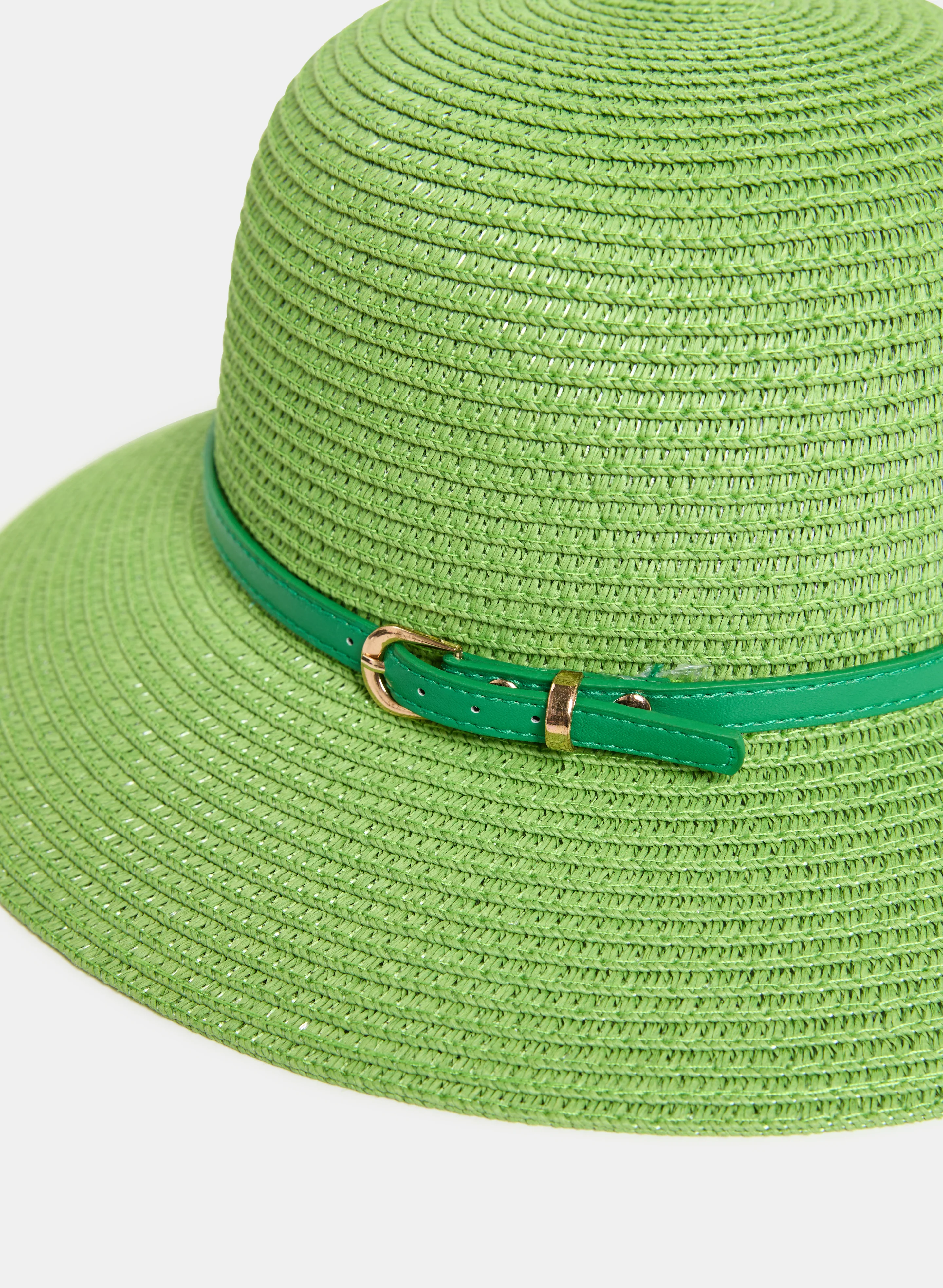 Straw Cloche Hat - Image 3