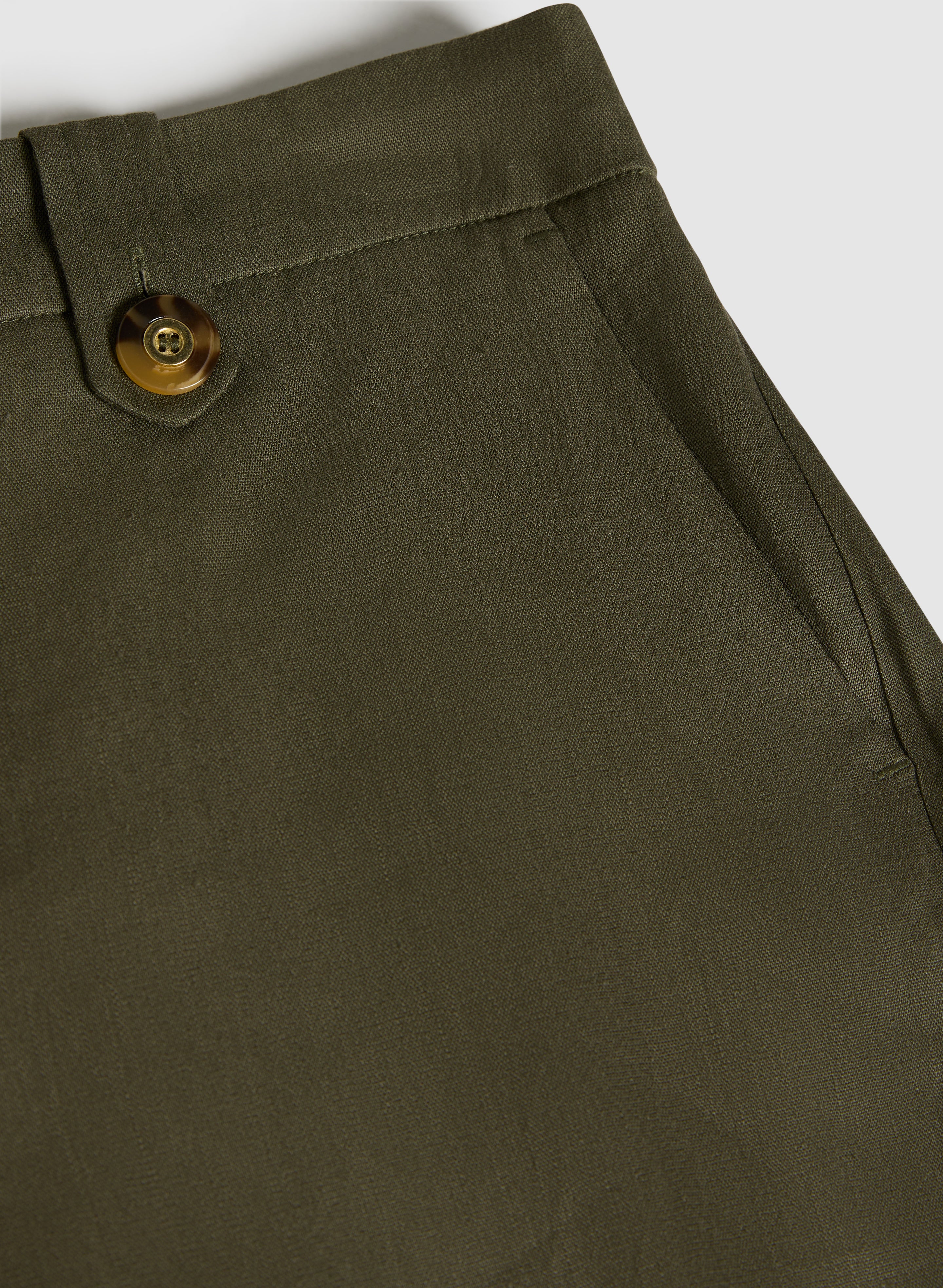 Stretch Linen Shorts - Image 7