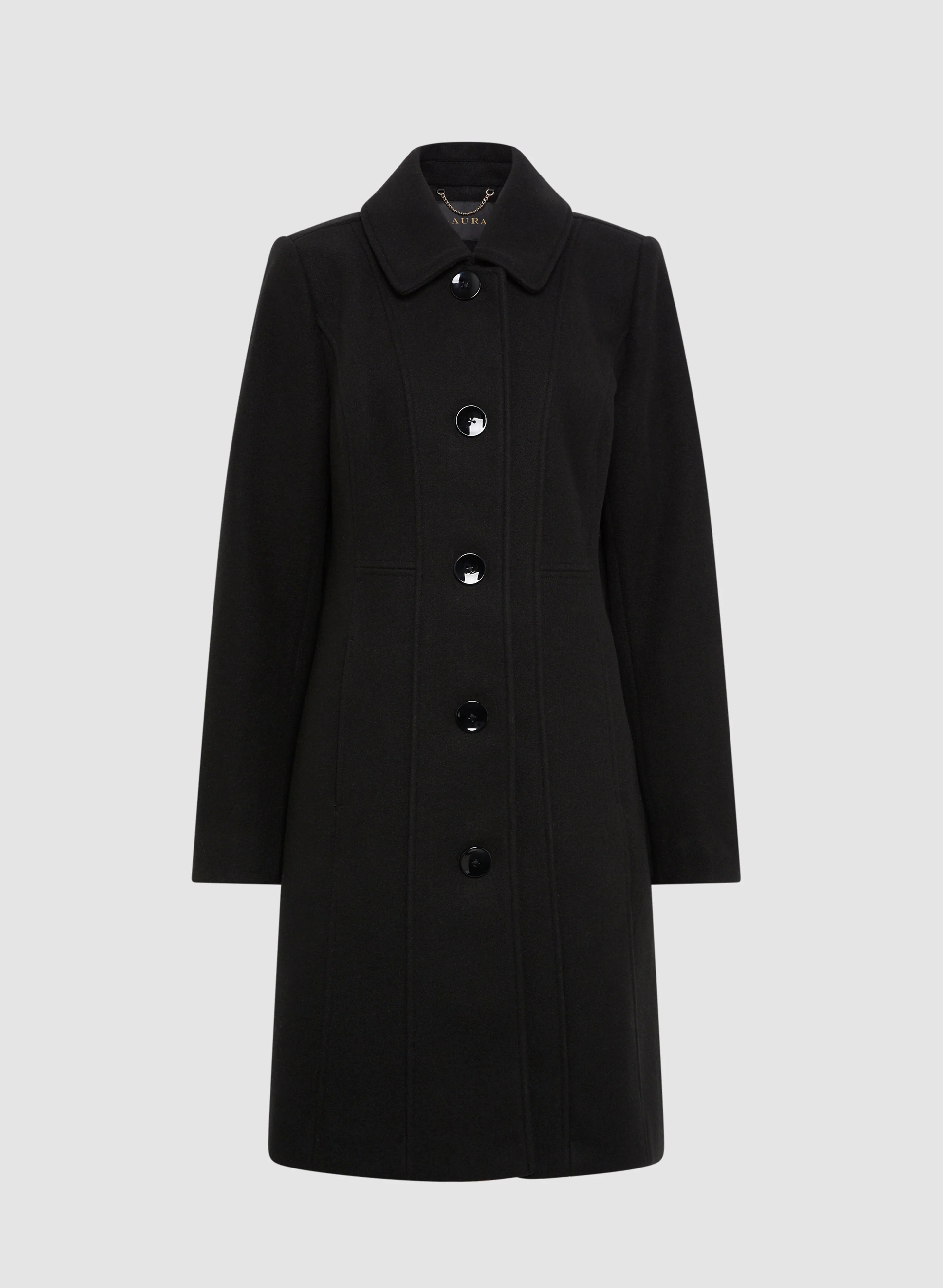 Stretch Wool Blend Coat - Image 5