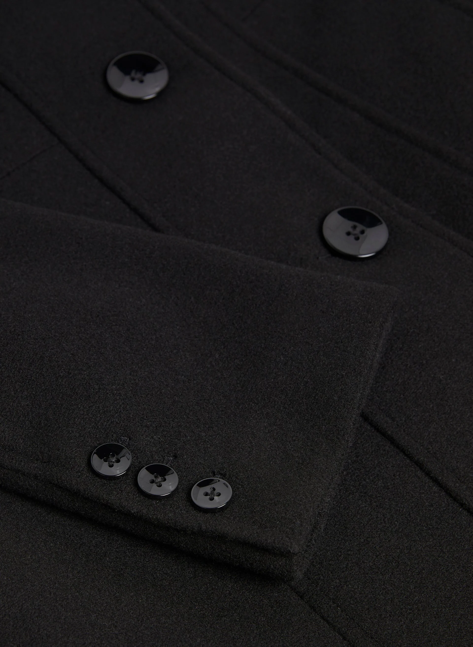 Stretch Wool Blend Coat - Image 6