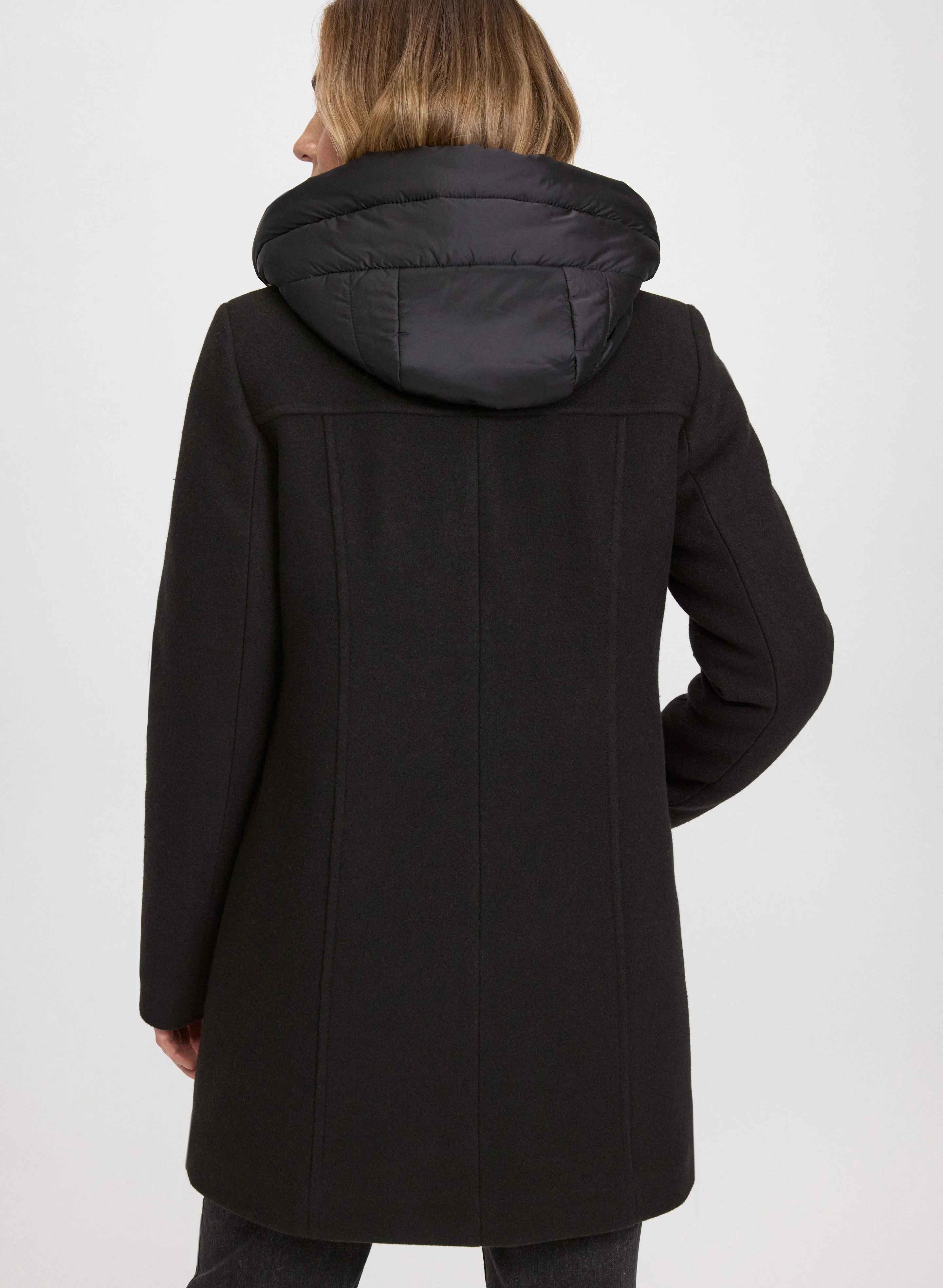 Stretch Wool Blend Coat - Image 4