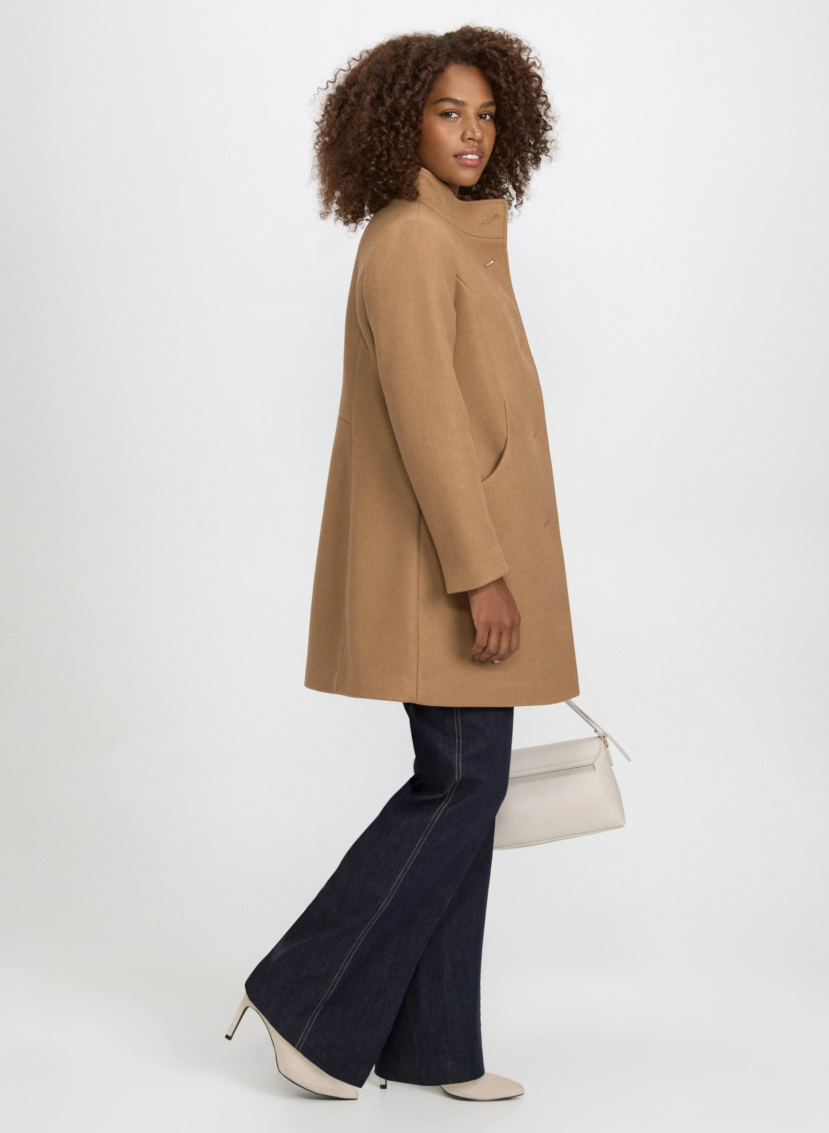 Stretch Wool-Blend Coat - Image 2