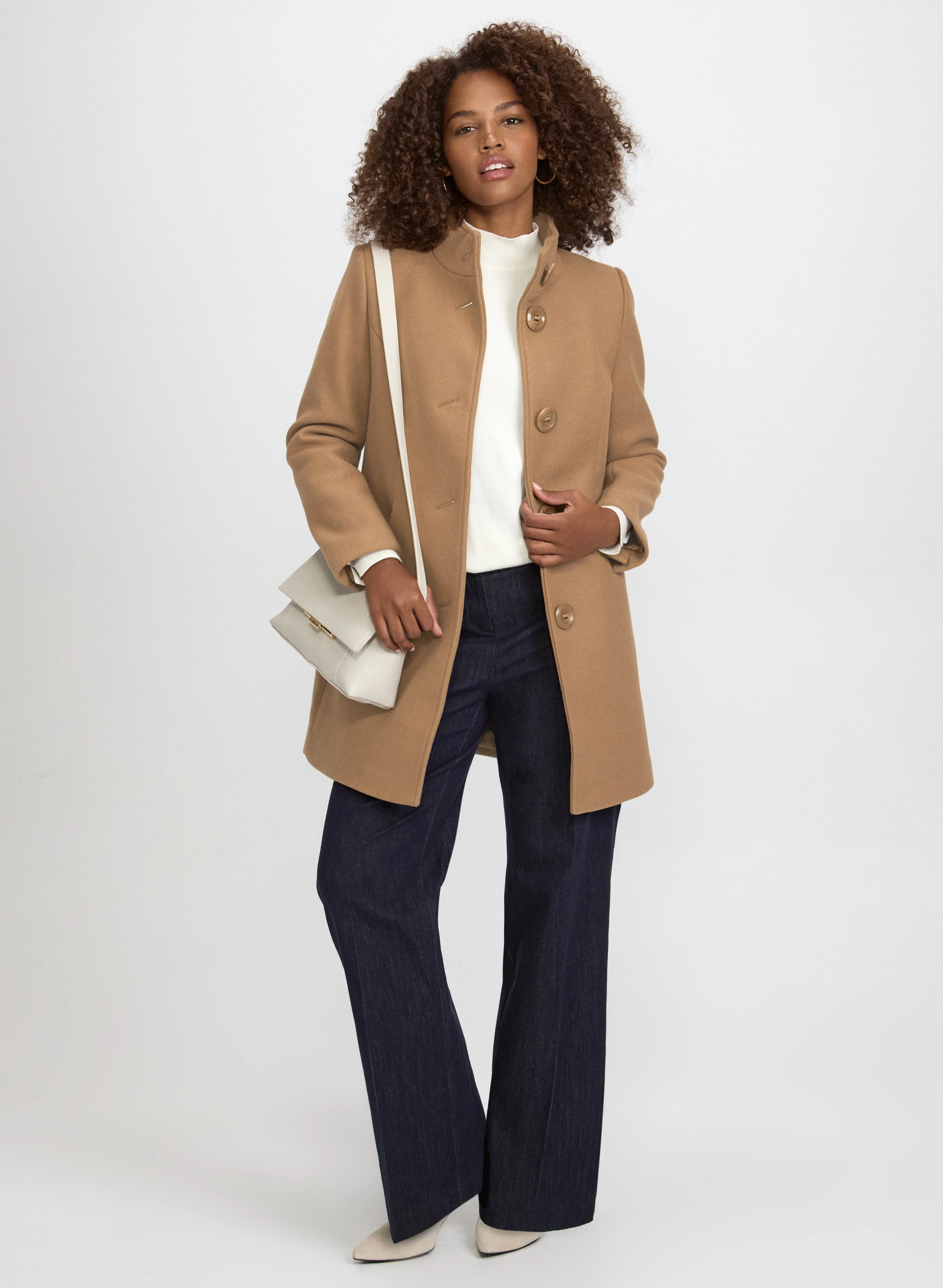 Stretch Wool-Blend Coat - Image 3
