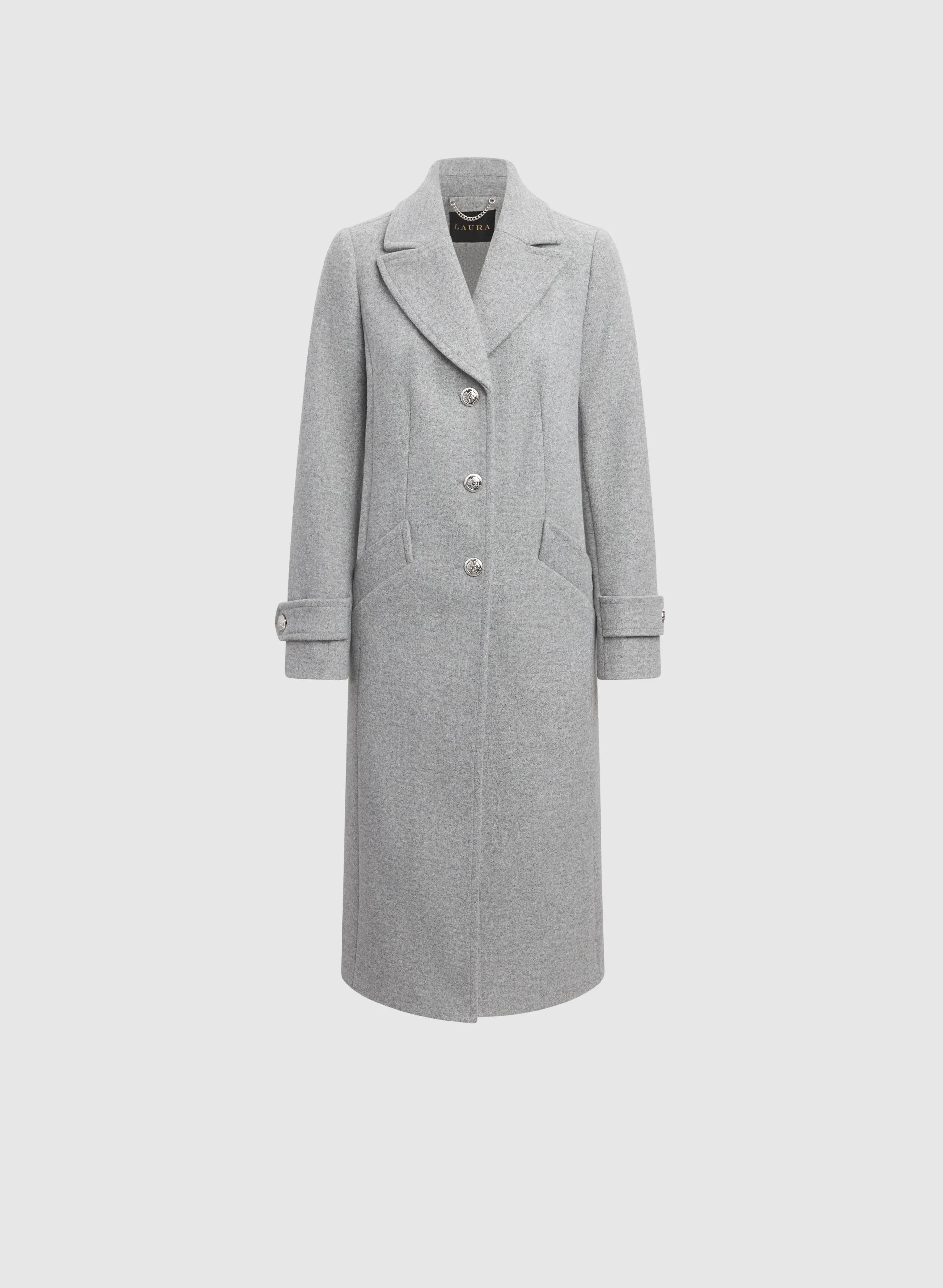 Stretch Wool-Blend Coat - Image 11
