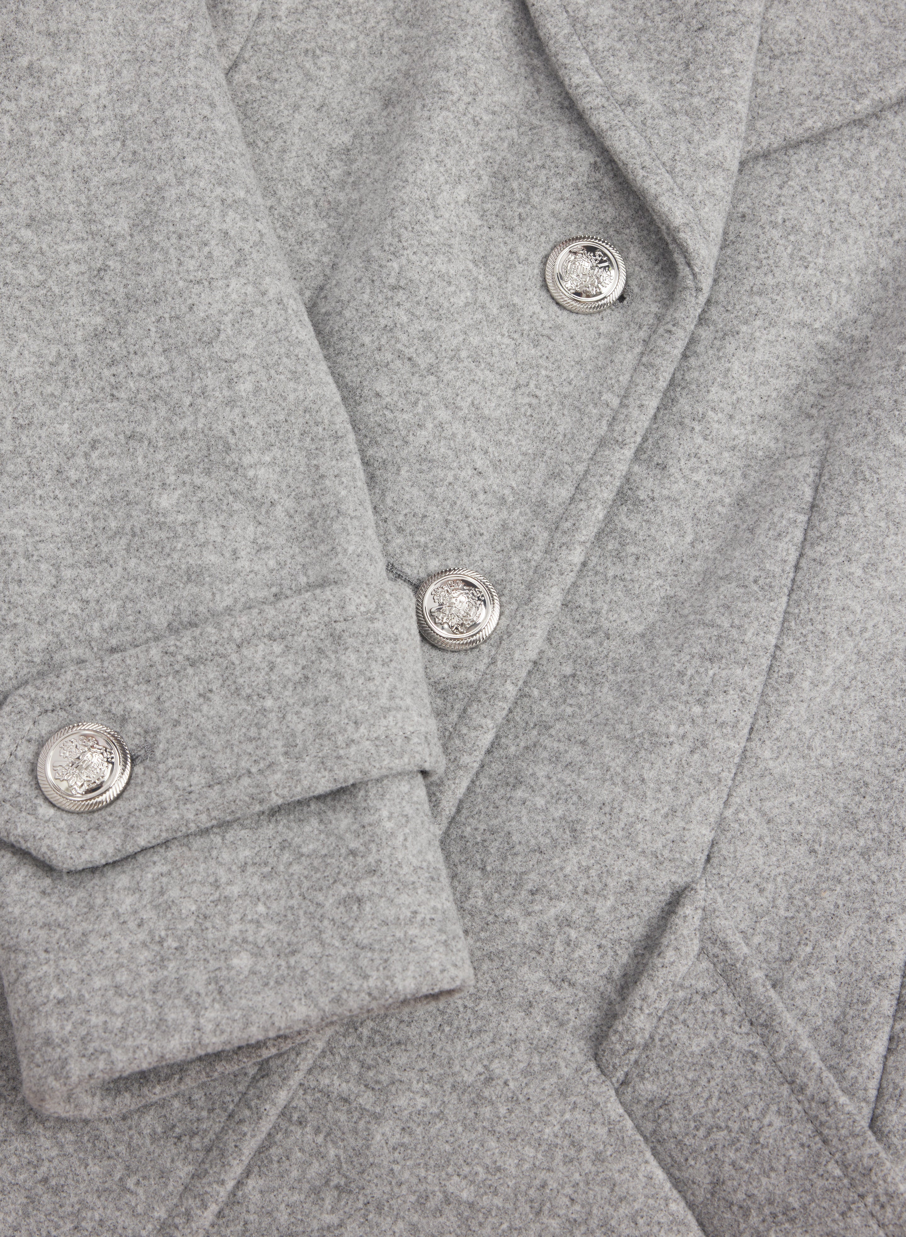 Stretch Wool-Blend Coat - Image 12