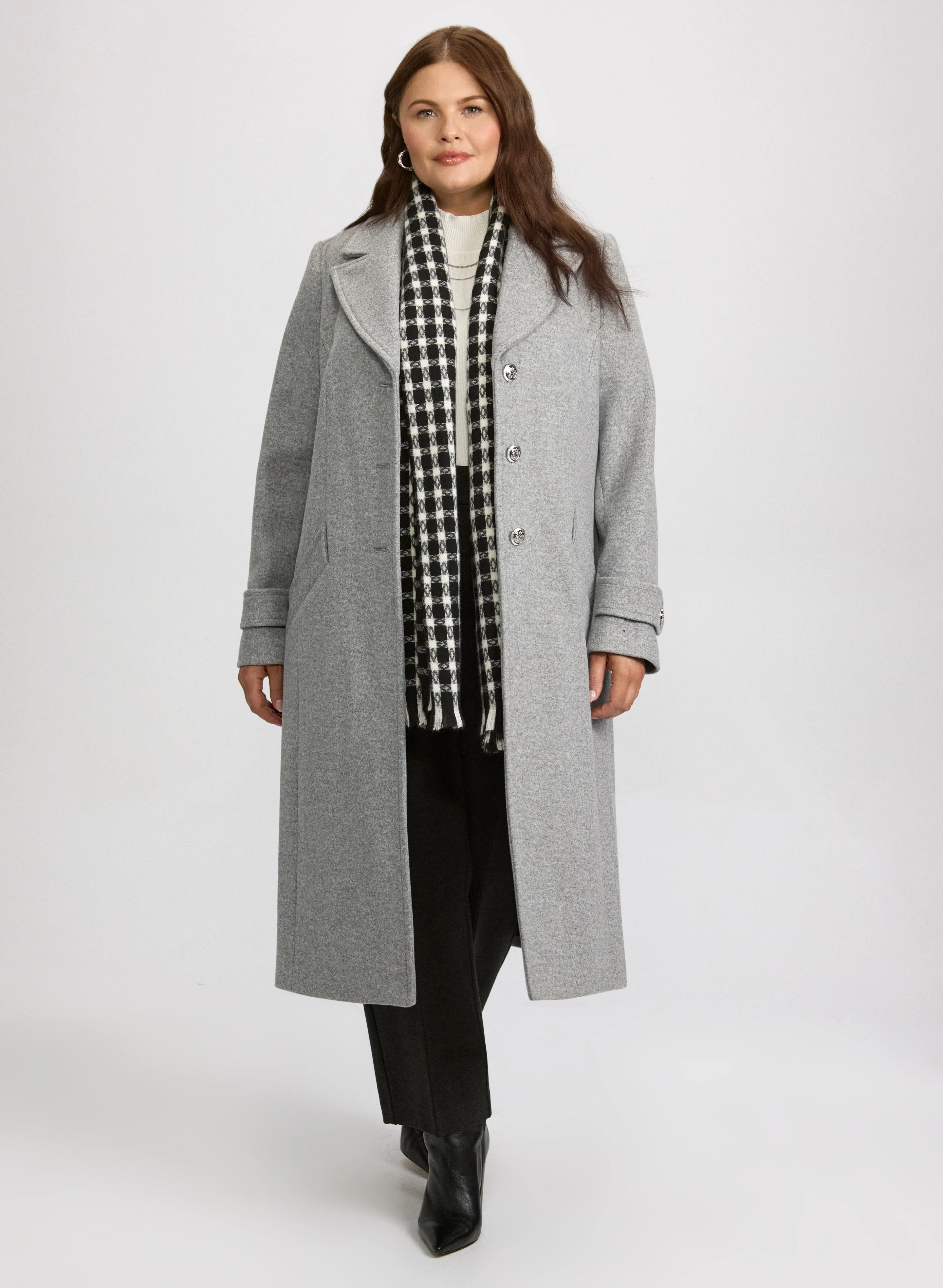 Stretch Wool-Blend Coat - Image 7