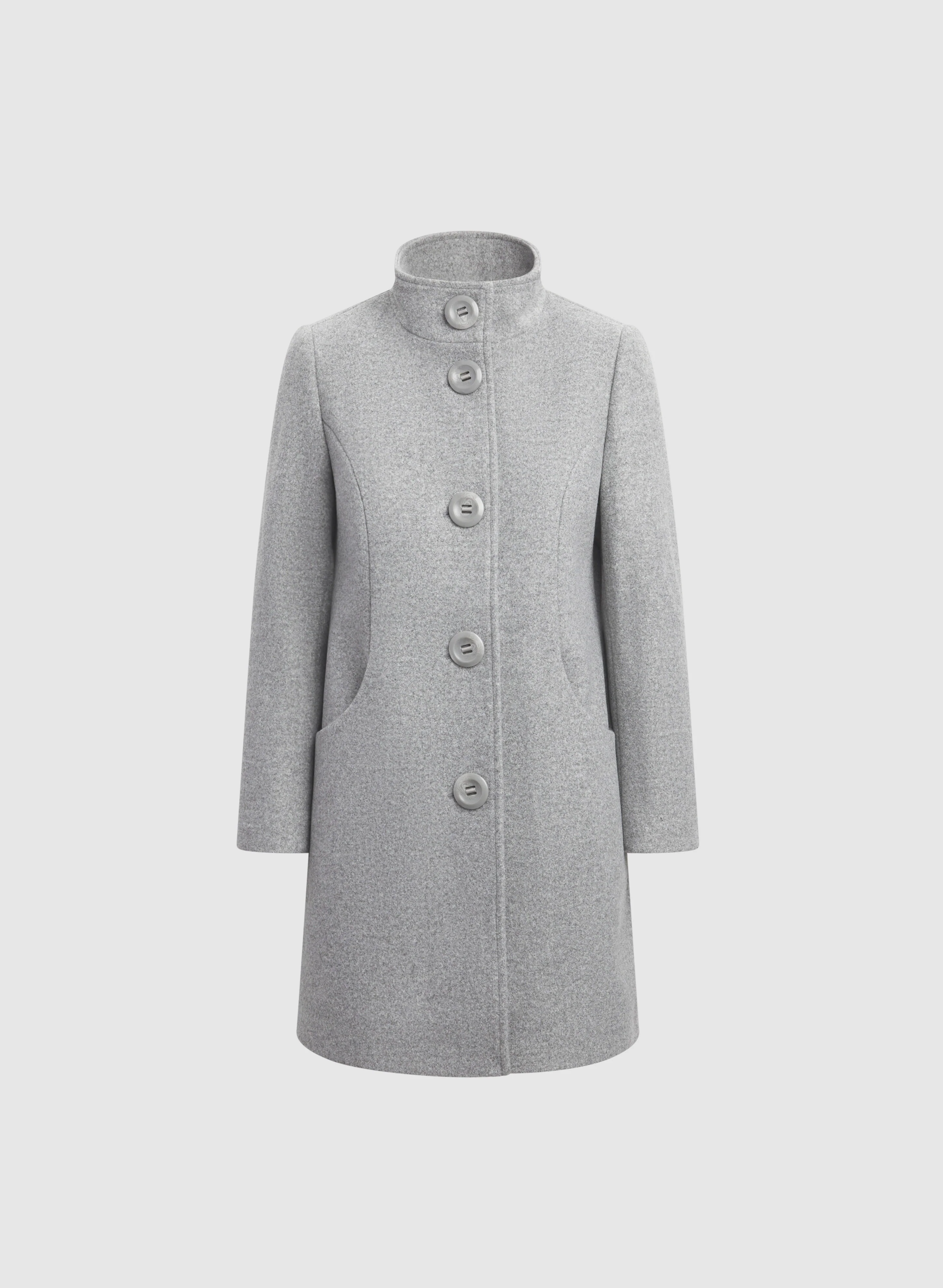Stretch Wool-Blend Coat - Image 5