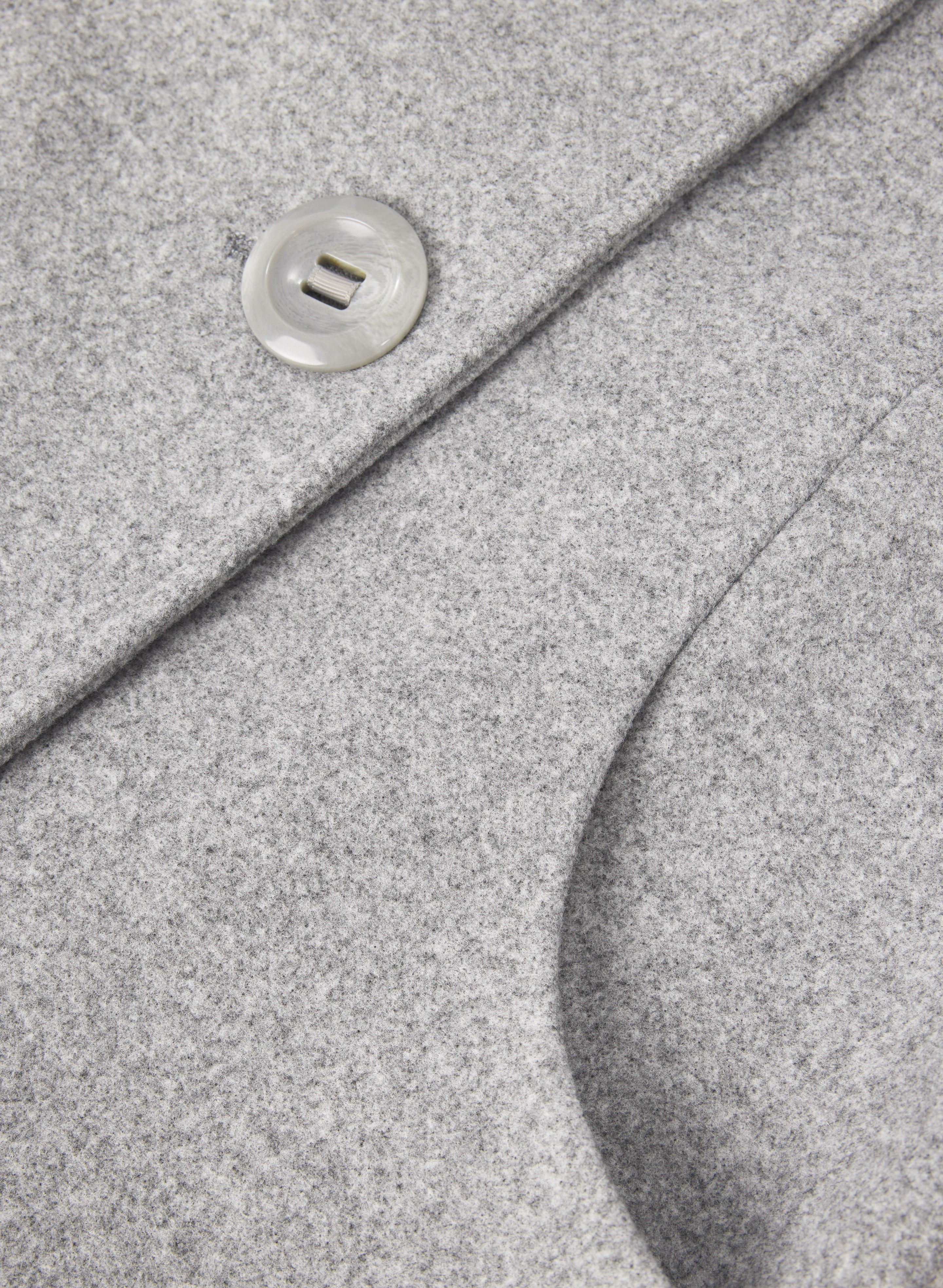 Stretch Wool-Blend Coat - Image 6