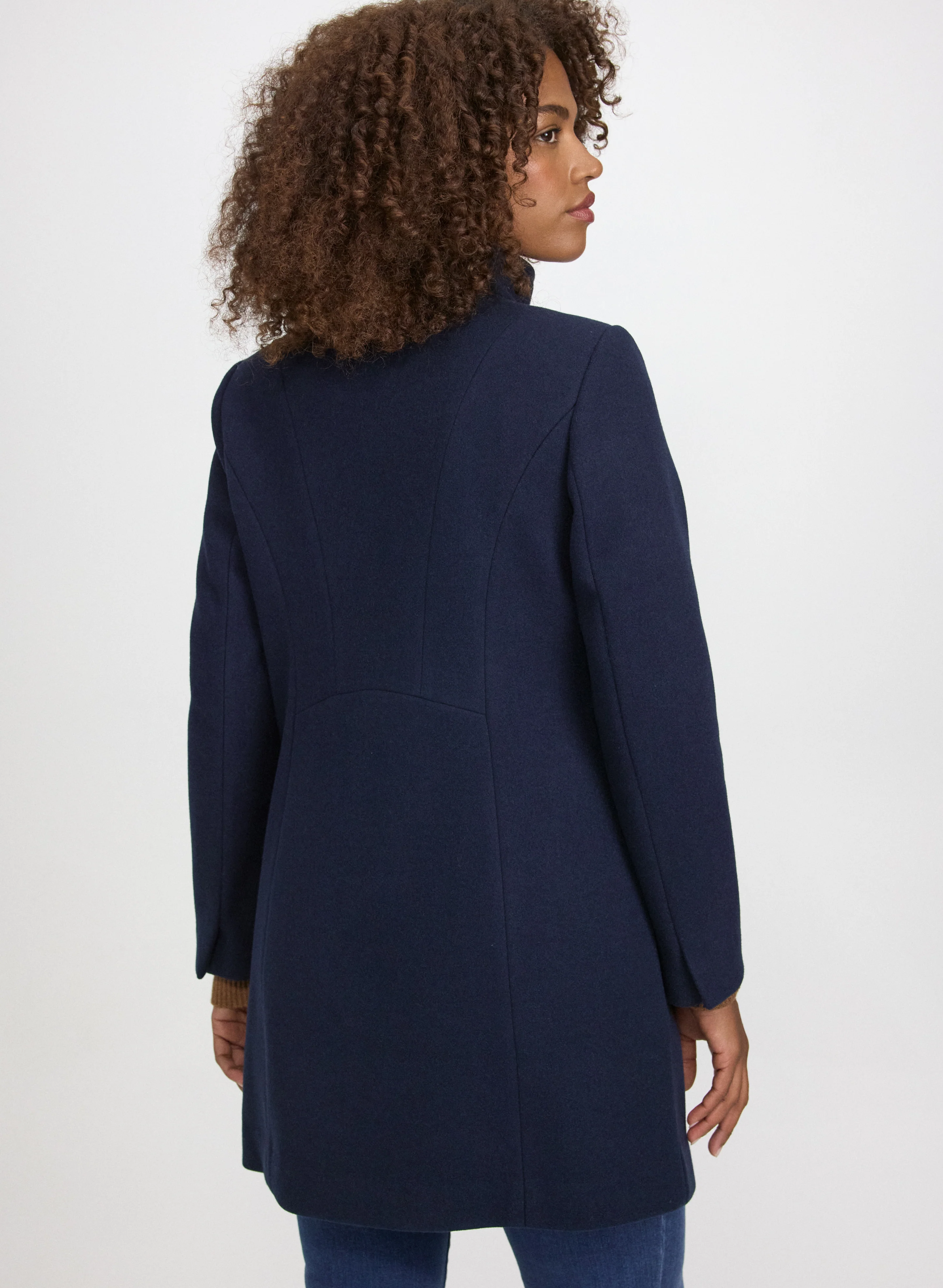 Stretch Wool-Blend Coat - Image 4