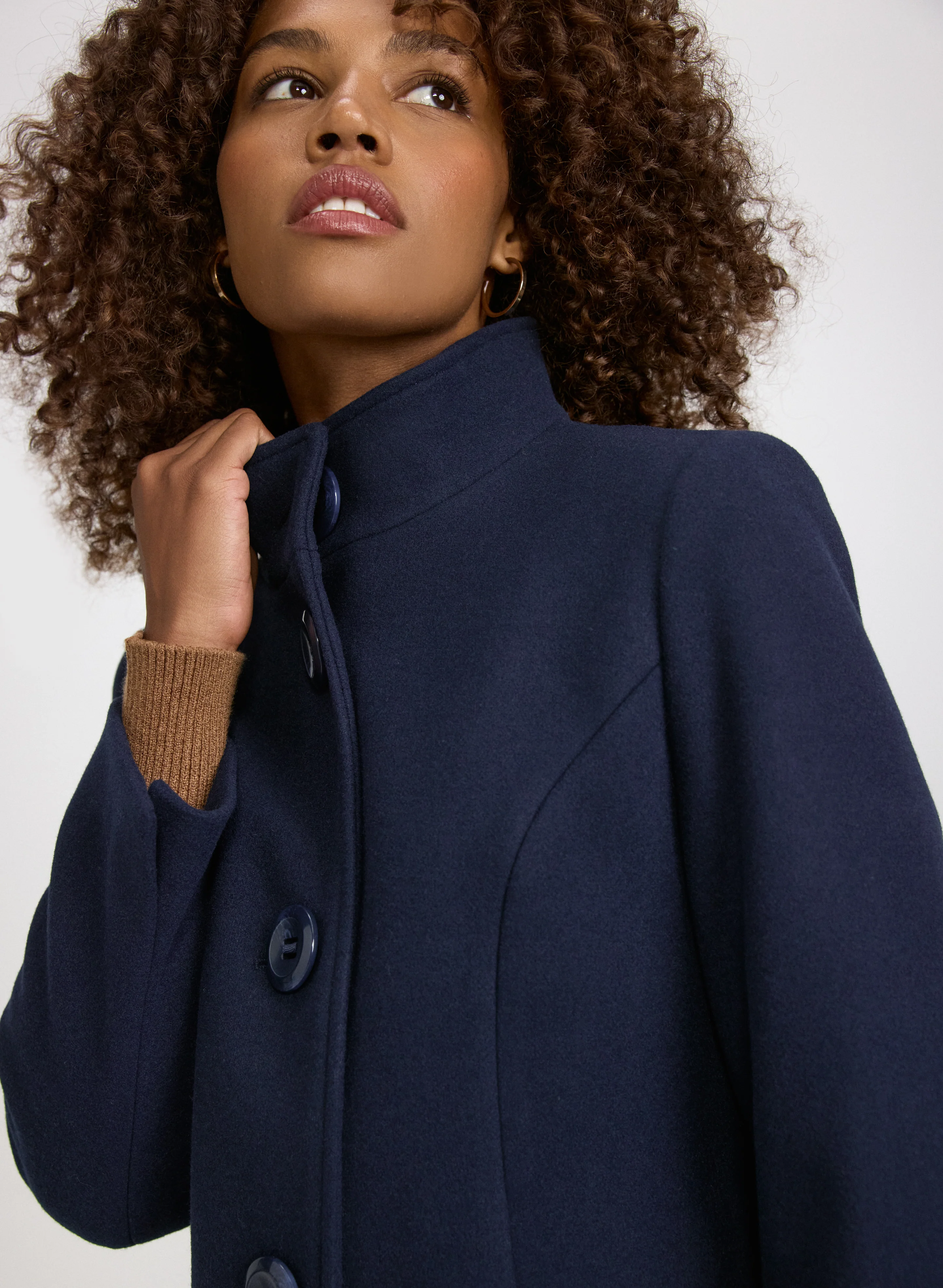 Stretch Wool-Blend Coat - Image 5