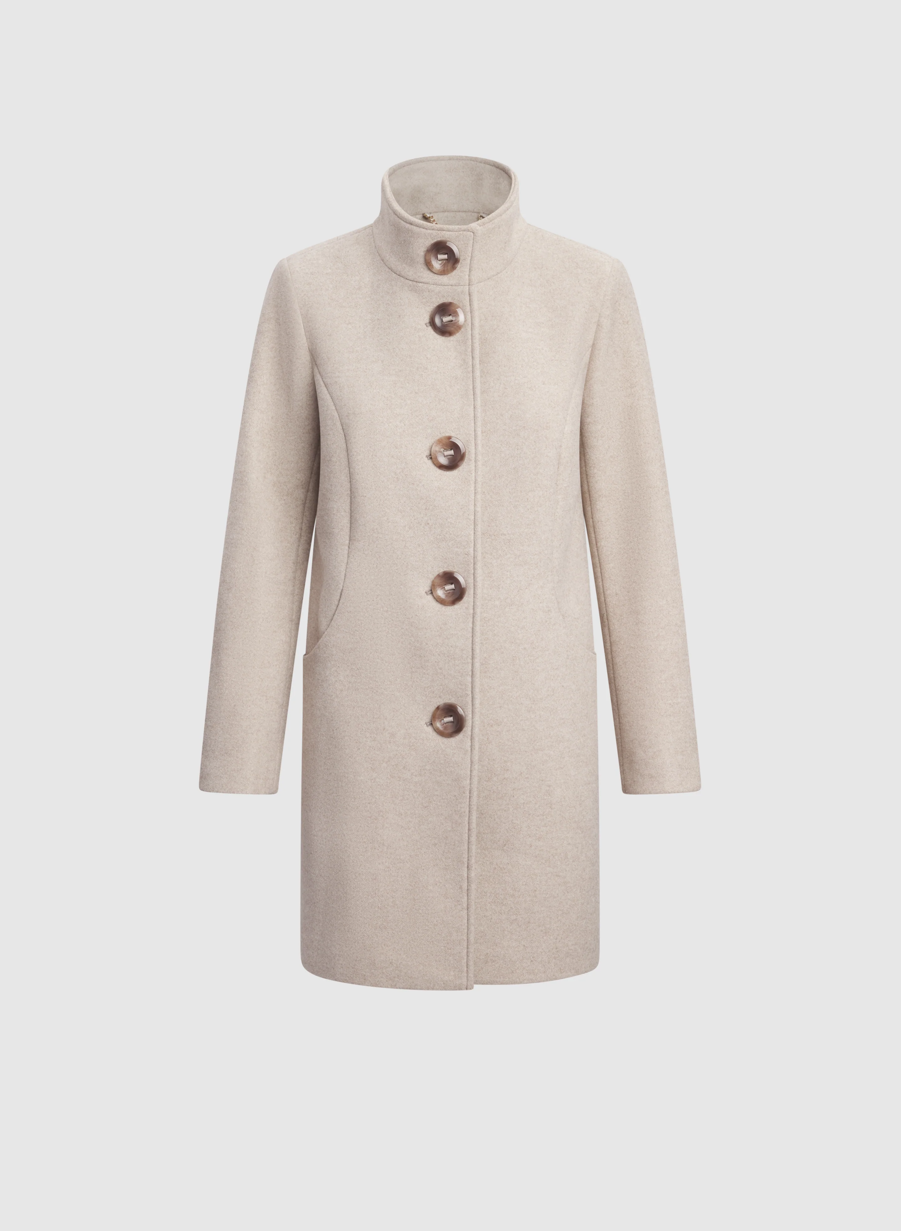Stretch Wool-Blend Coat - Image 5