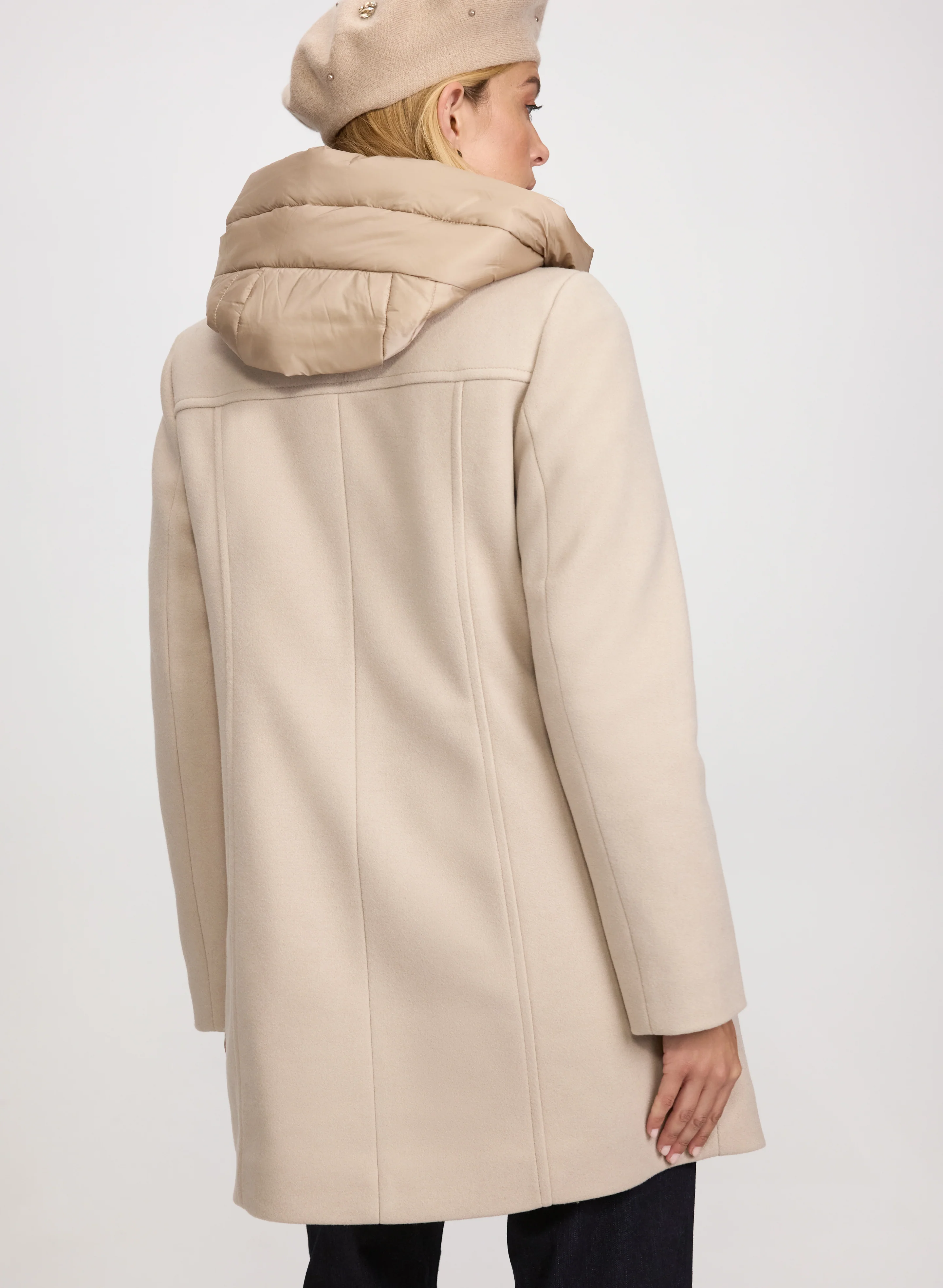 Stretch Wool Blend Coat - Image 4