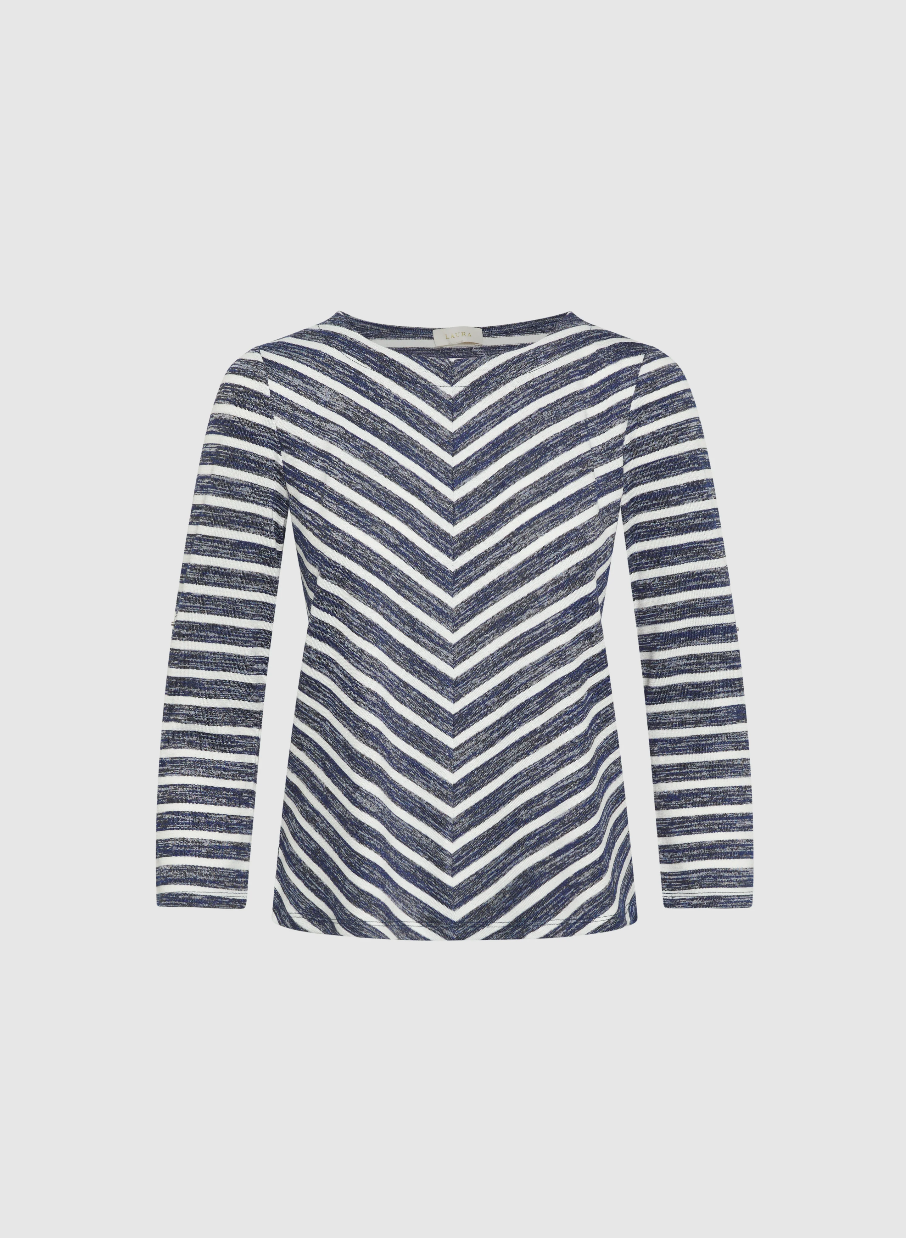 Stripe 3/4 Sleeve Top - Image 6