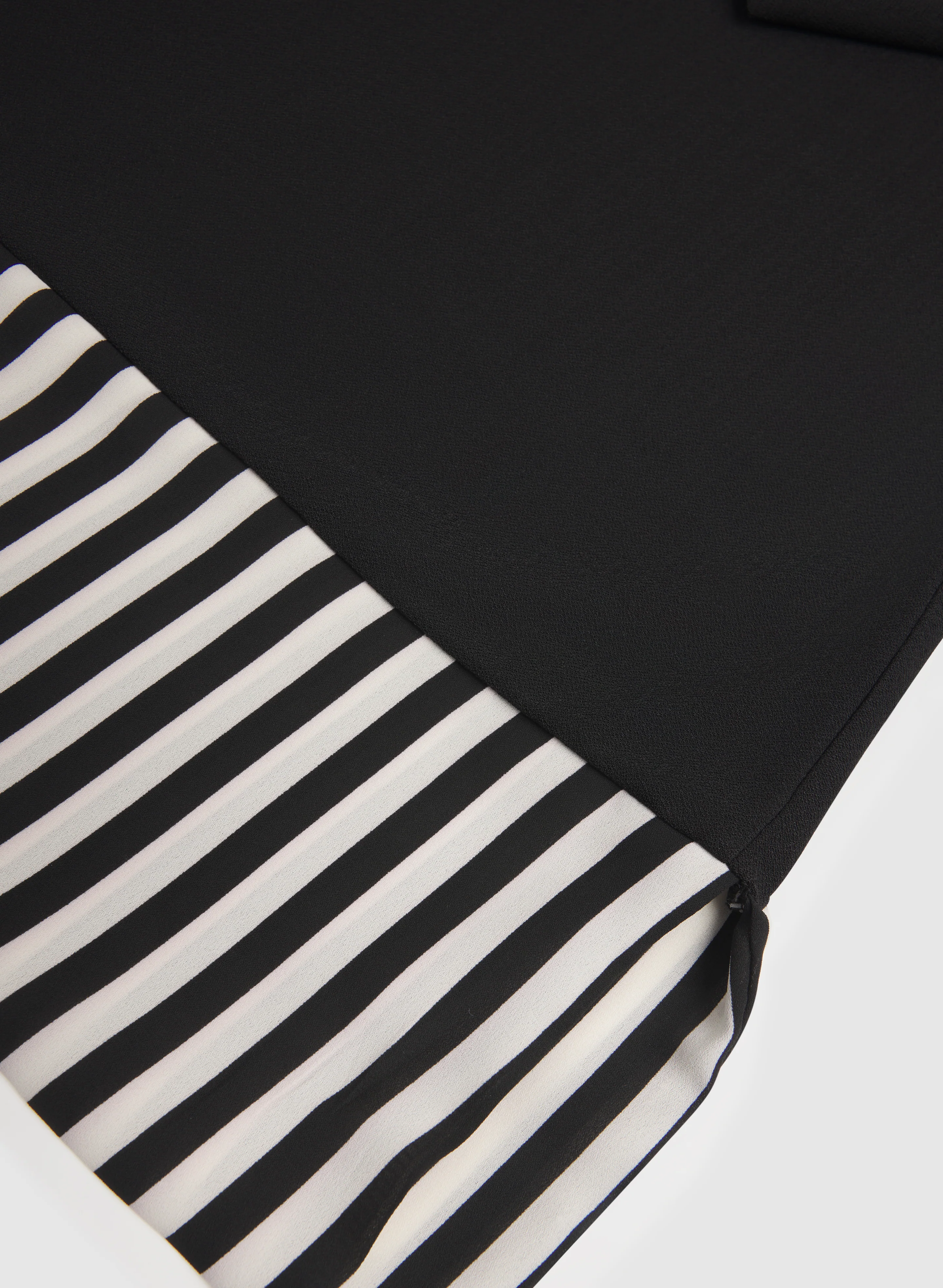 Stripe Chiffon Trim Top - Image 7