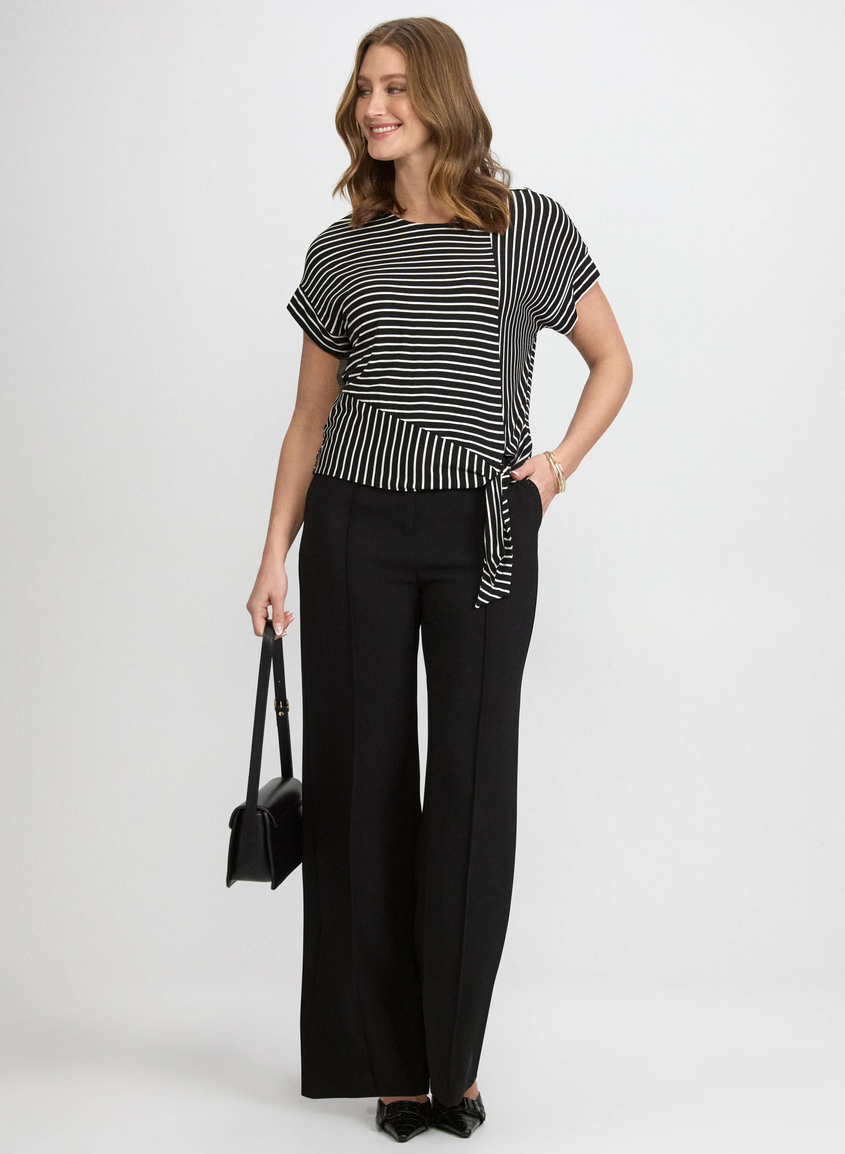 Stripe Crew Neck T-Shirt - Image 3