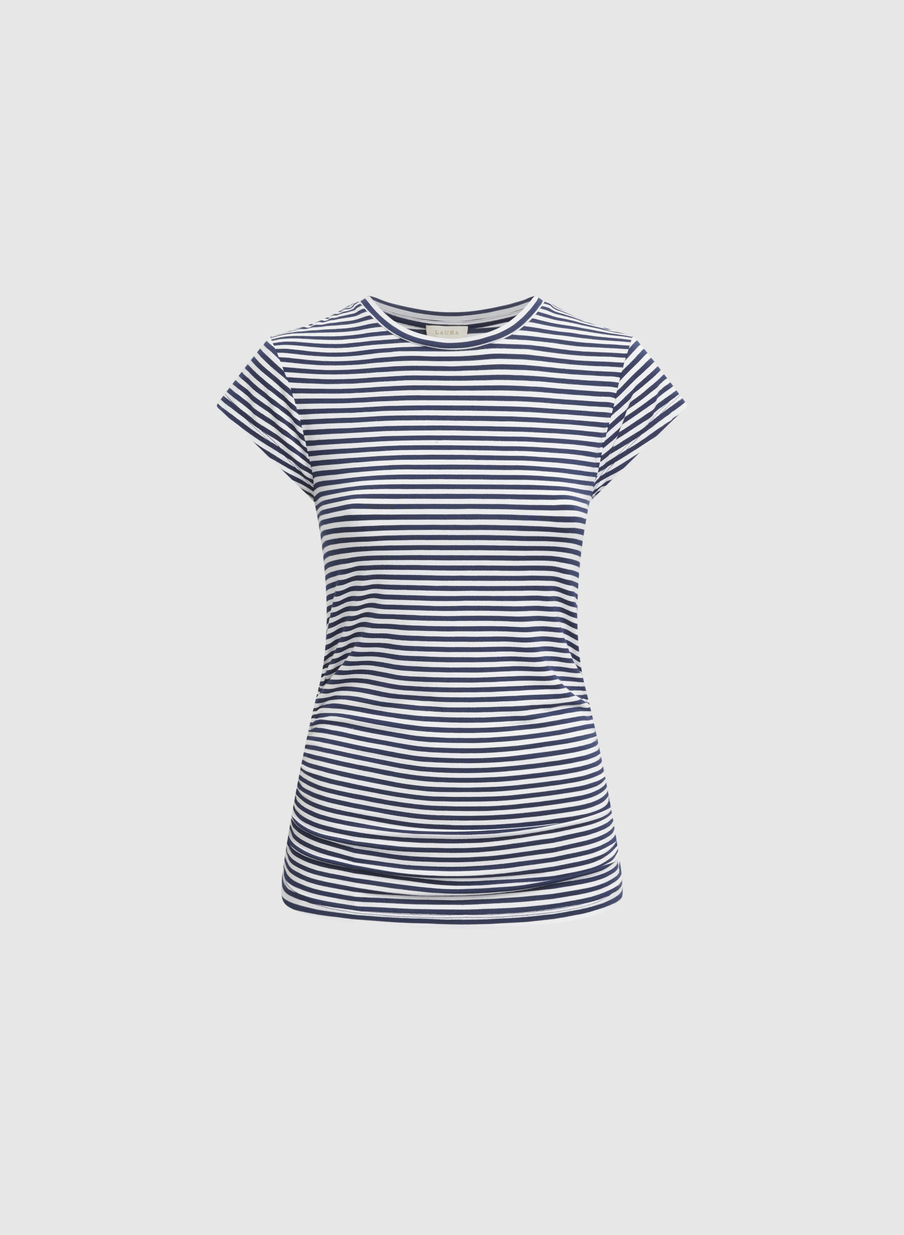 Stripe Crew Neck T-Shirt - Image 6