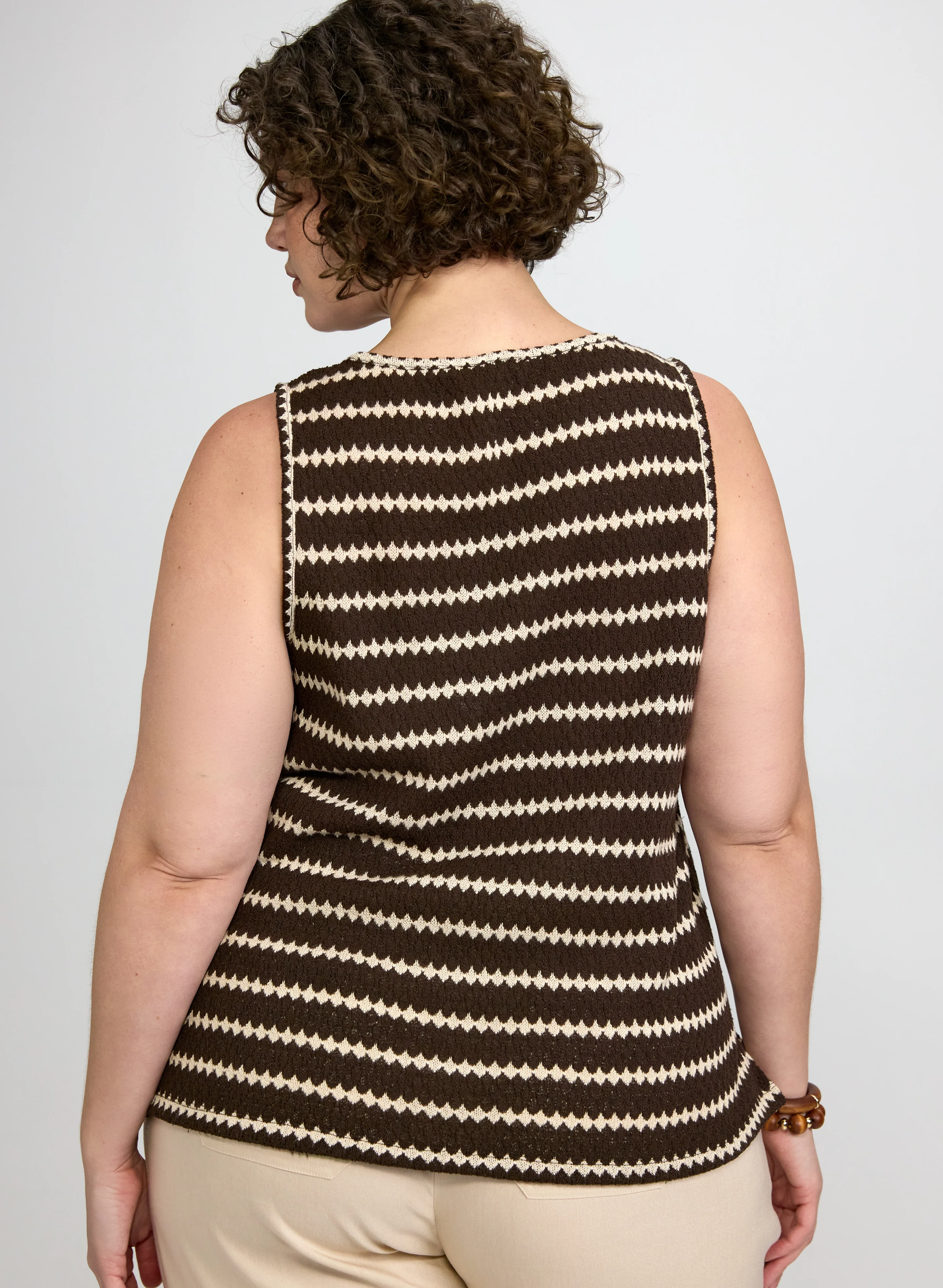 Stripe Crochet Cami - Image 5