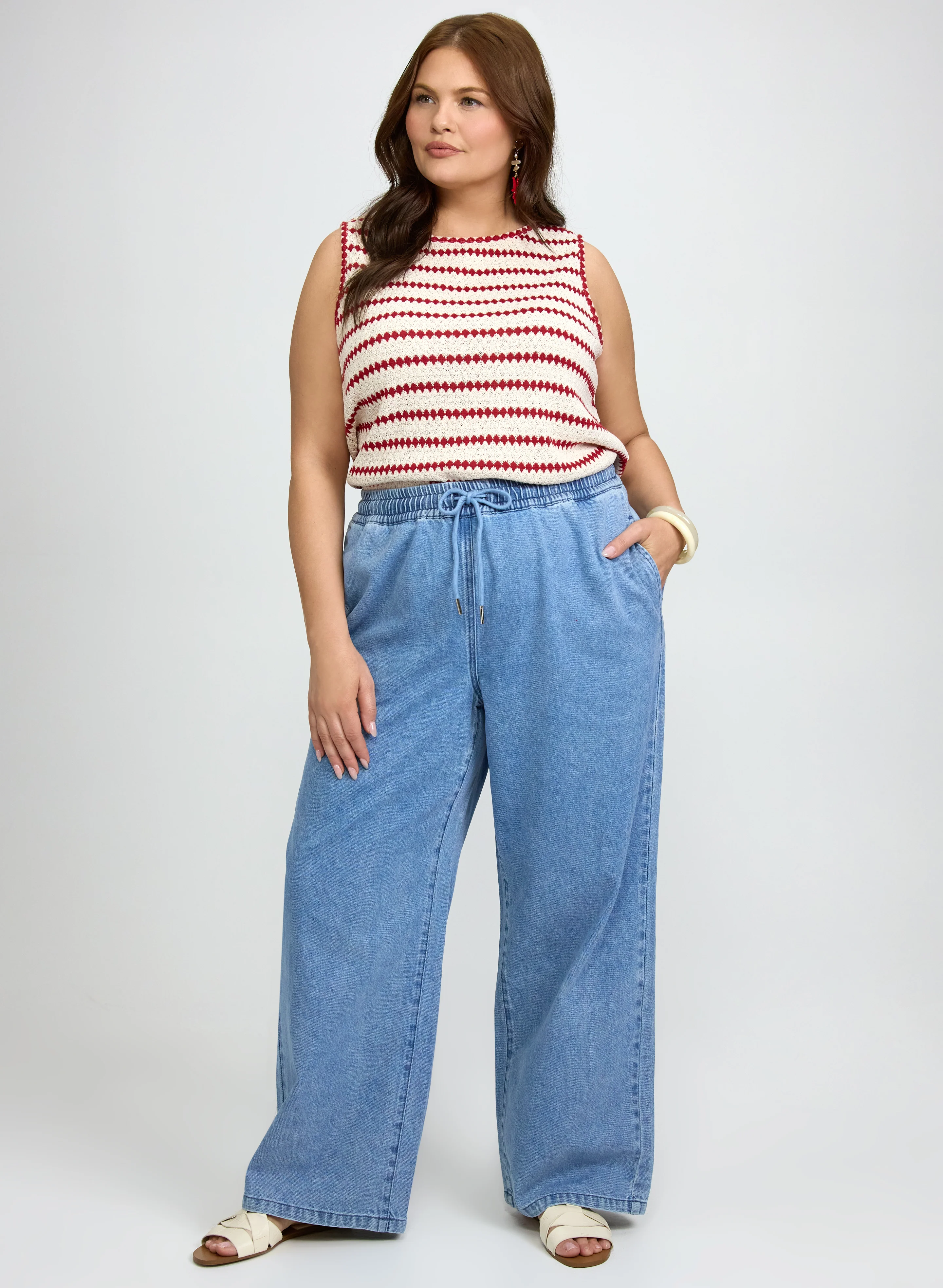 Stripe Crochet Cami - Image 3