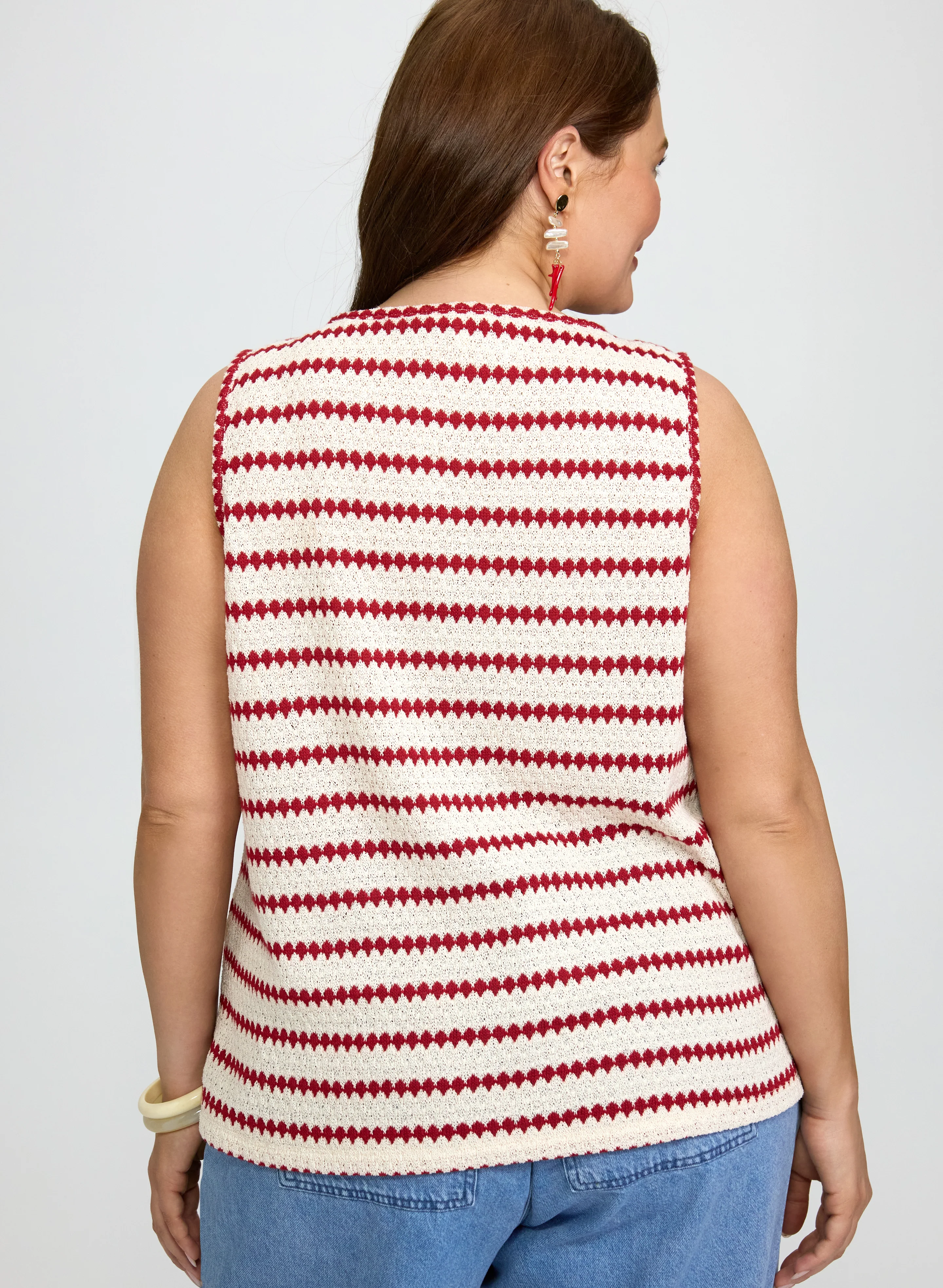Stripe Crochet Cami - Image 4