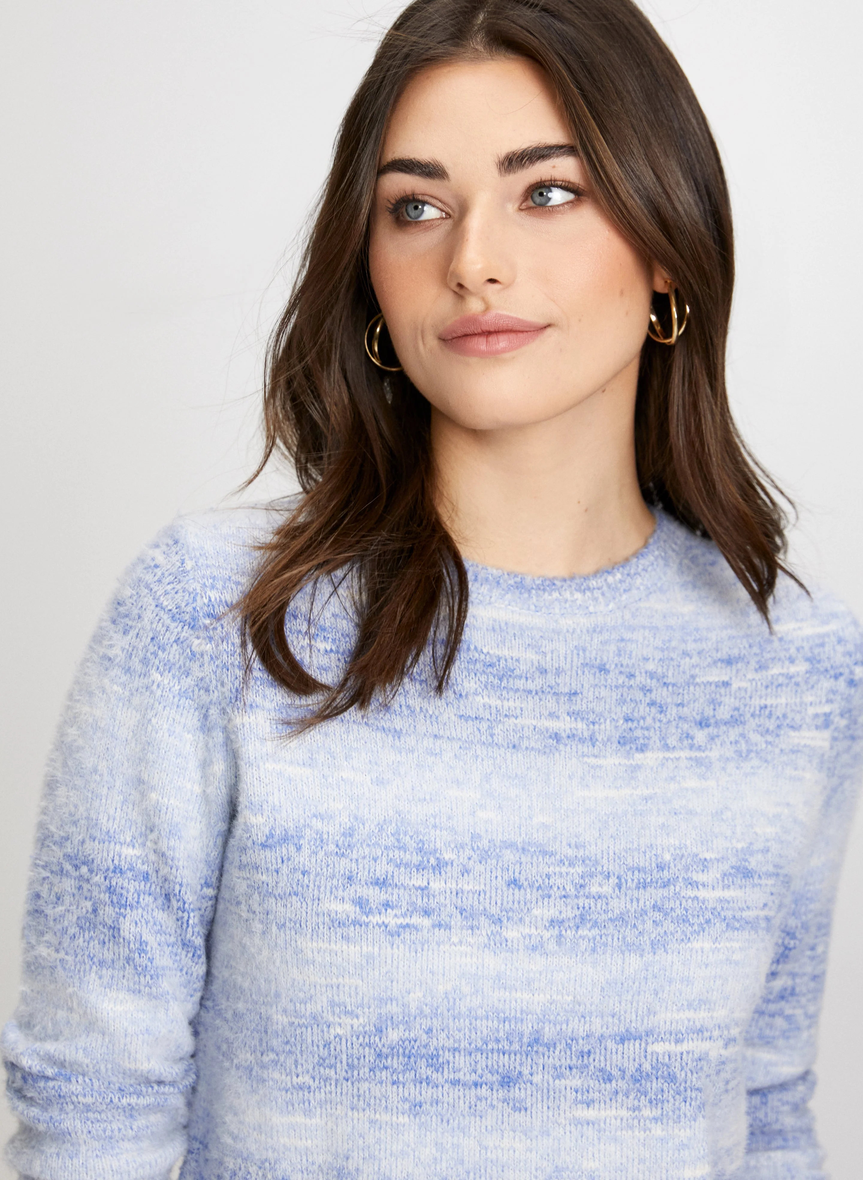 Stripe Gradient Motif Sweater - Image 2